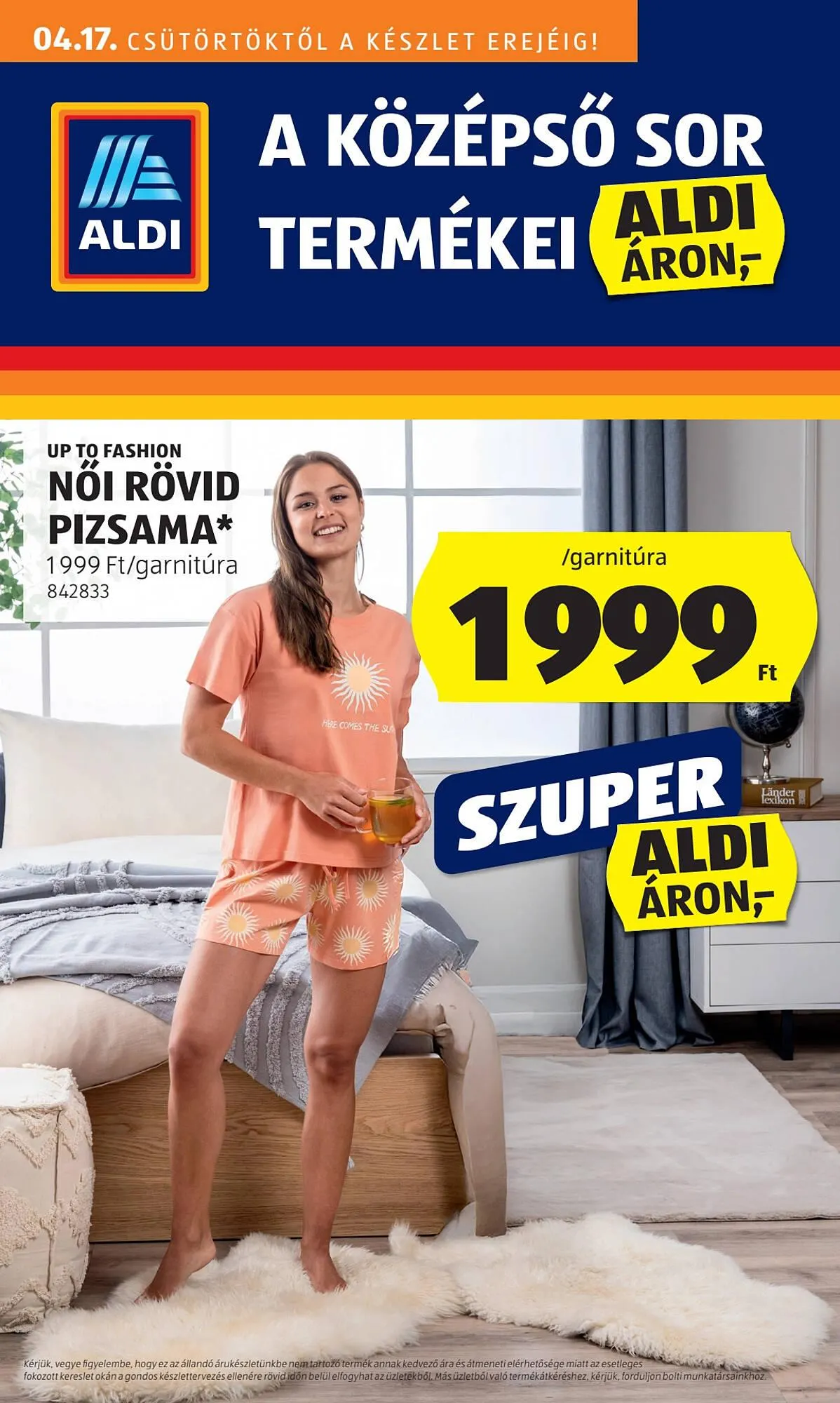 Katalógus ALDI akciós újság április 17.-tól április 23.-ig 2025. - Oldal 1