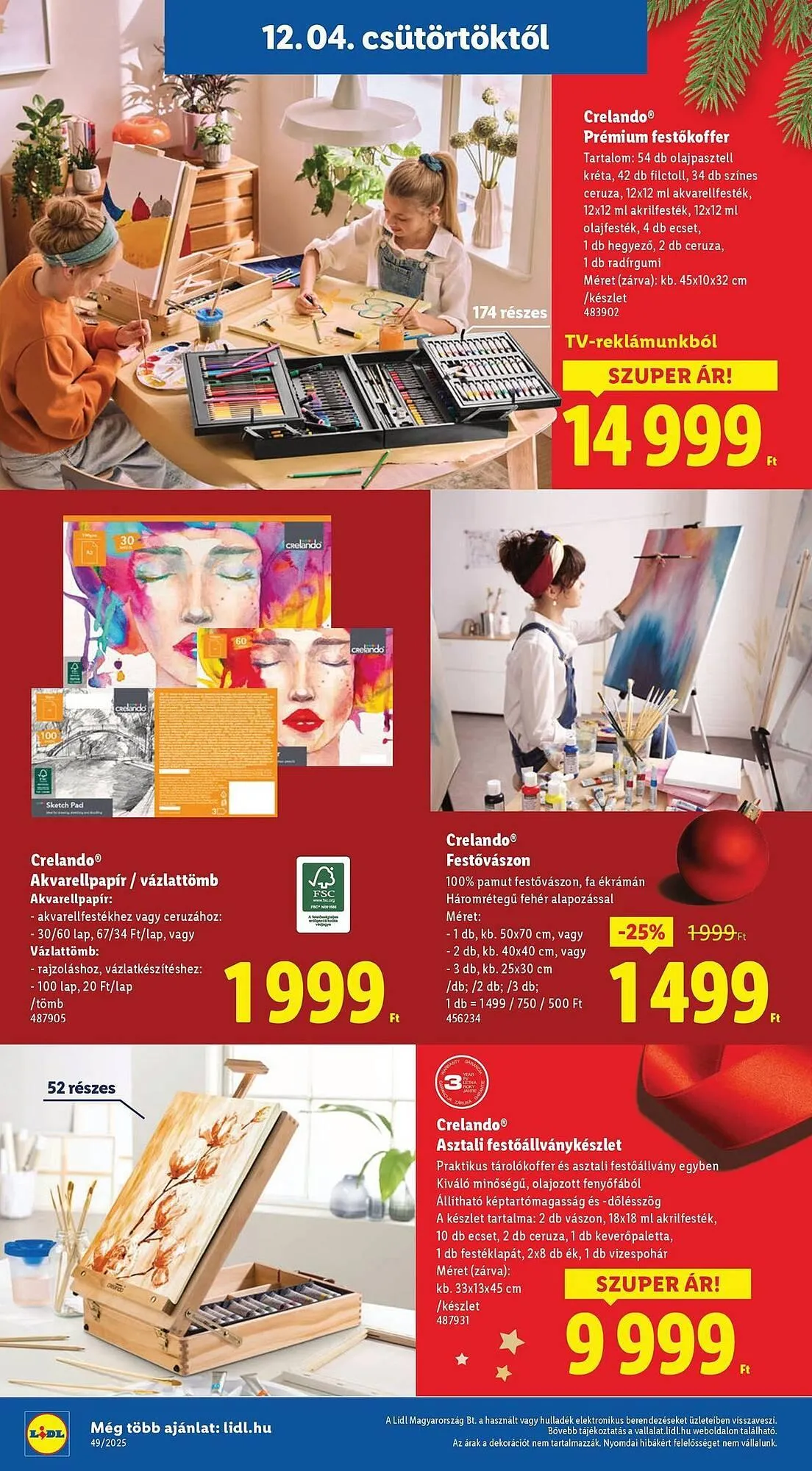 Katalógus Lidl akciós újság december 4.-tól december 28.-ig 2025. - Oldal 12