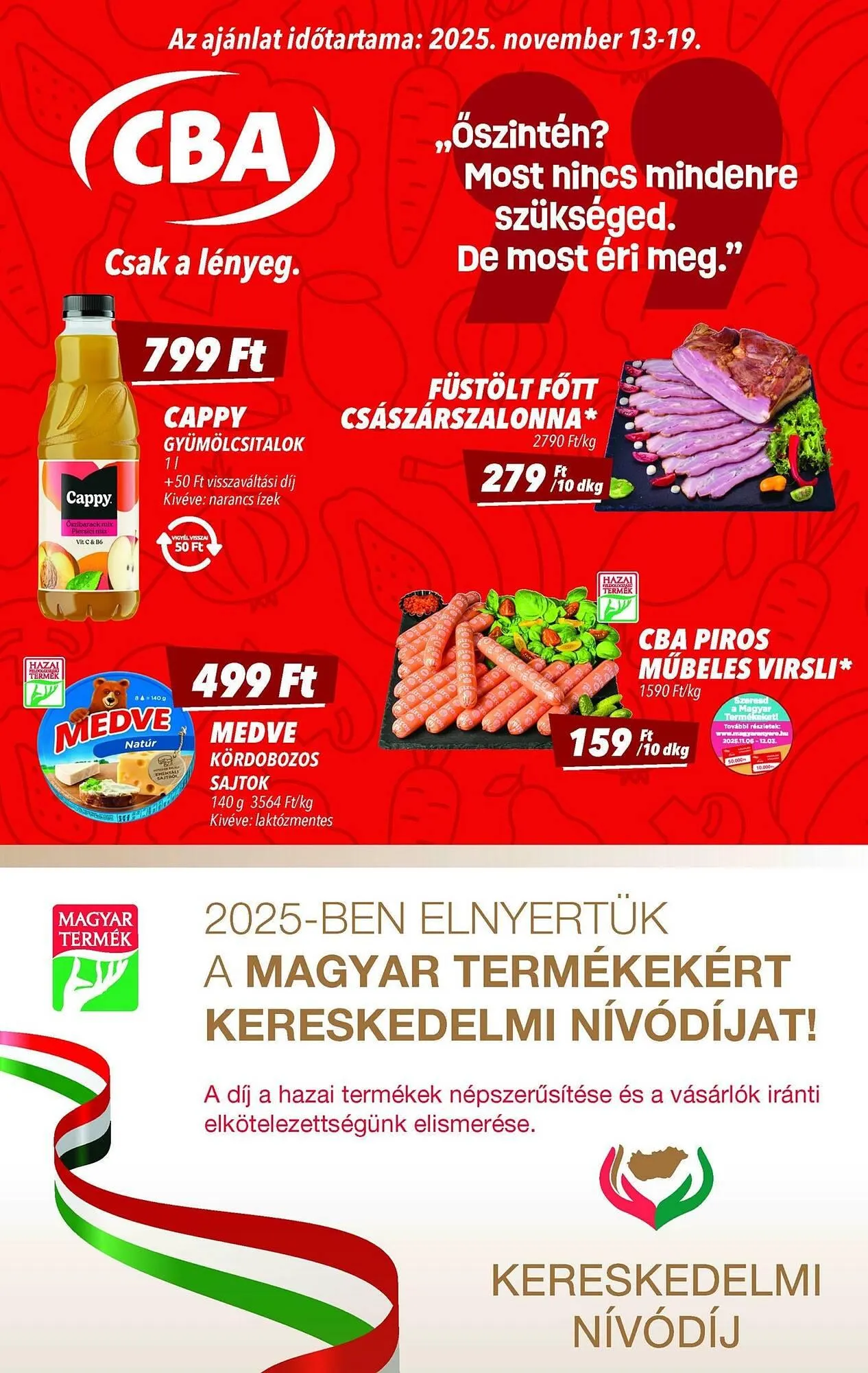 CBA akciós újság - 1