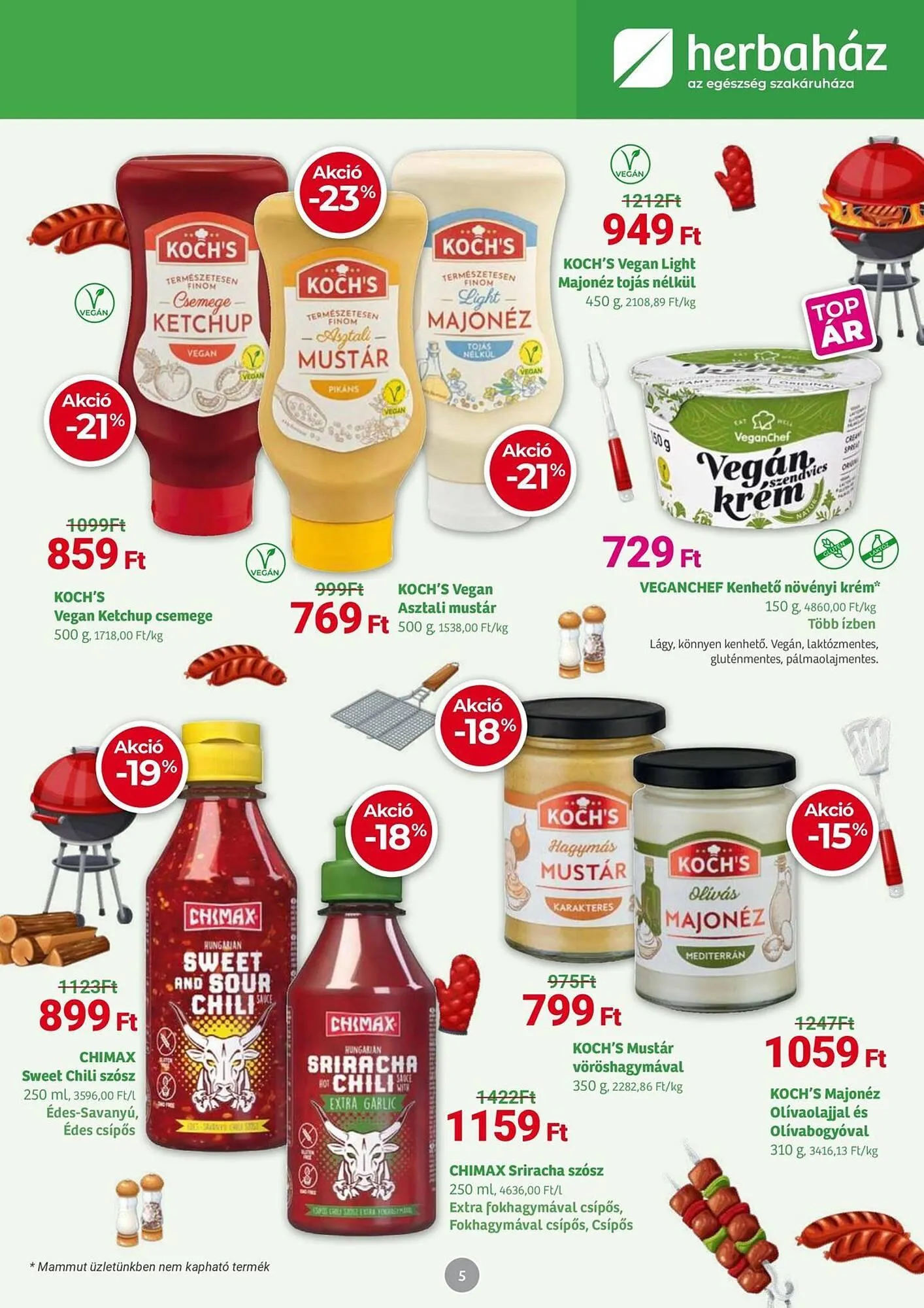 Katalógus Herbaház akciós újság július 7.-tól augusztus 3.-ig 2025. - Oldal 5