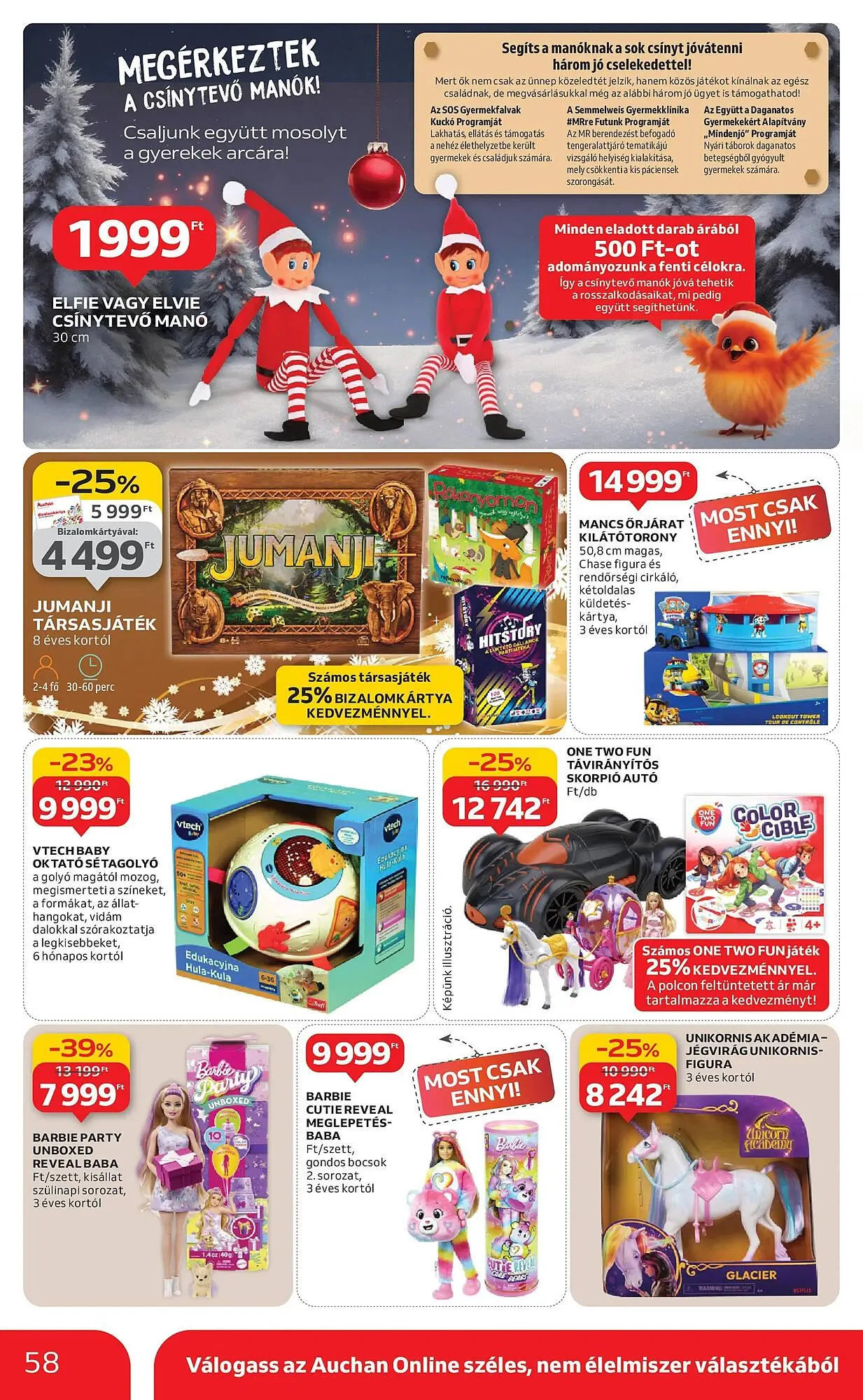 Katalógus Auchan akciós újság december 18.-tól december 24.-ig 2025. - Oldal 58