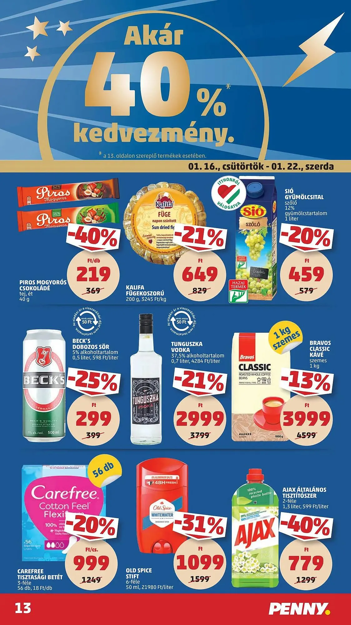 Katalógus PENNY akciós újság január 16.-tól január 22.-ig 2025. - Oldal 13