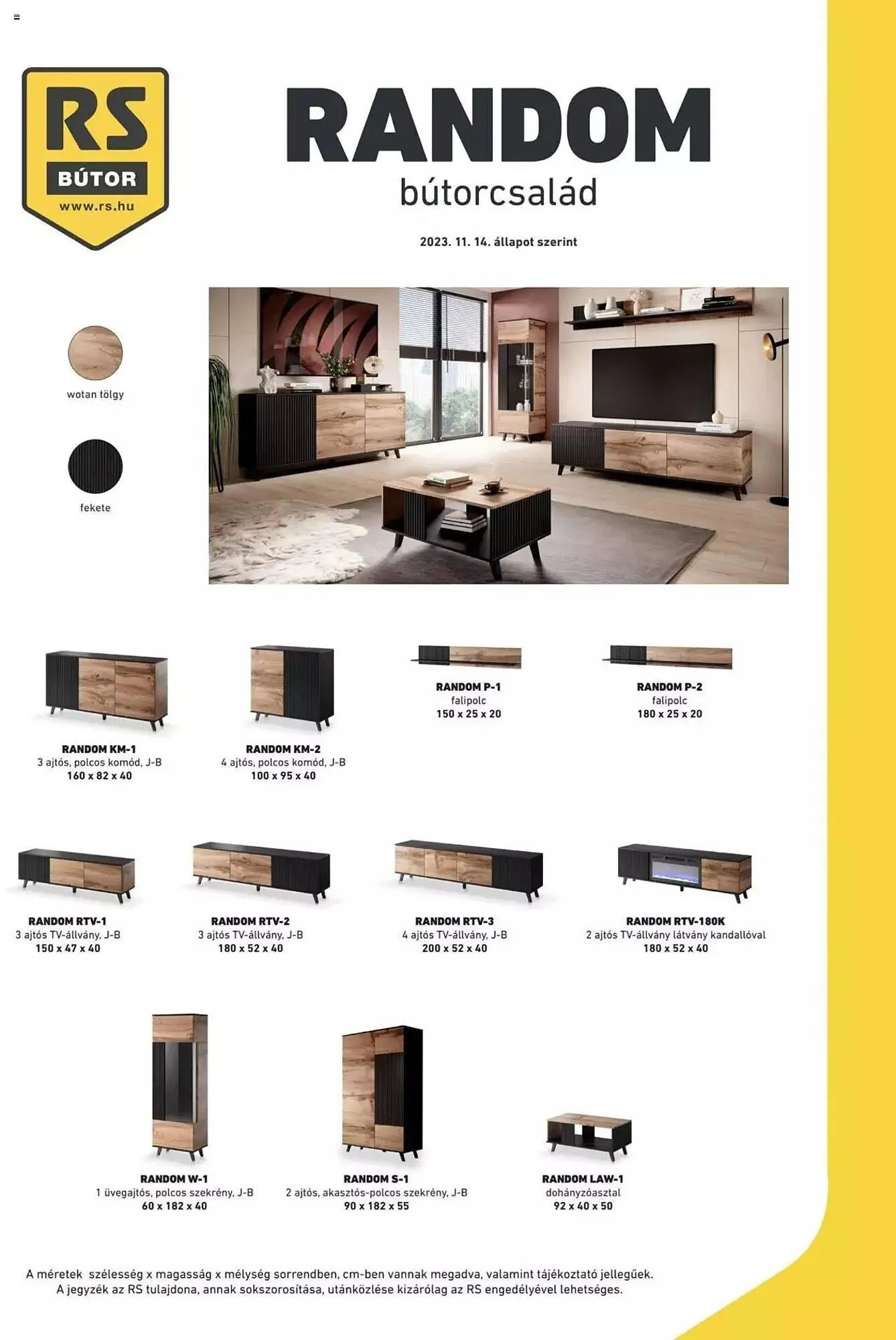 RS Bútor akciós újság - 1