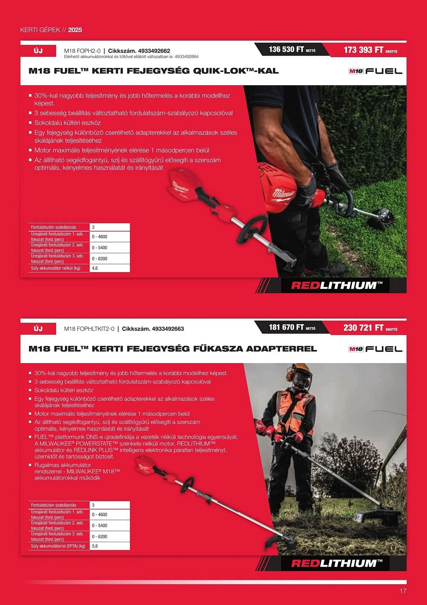 Katalógus Milwaukee akciós újság szeptember 16.-tól december 31.-ig 2025. - Oldal 17