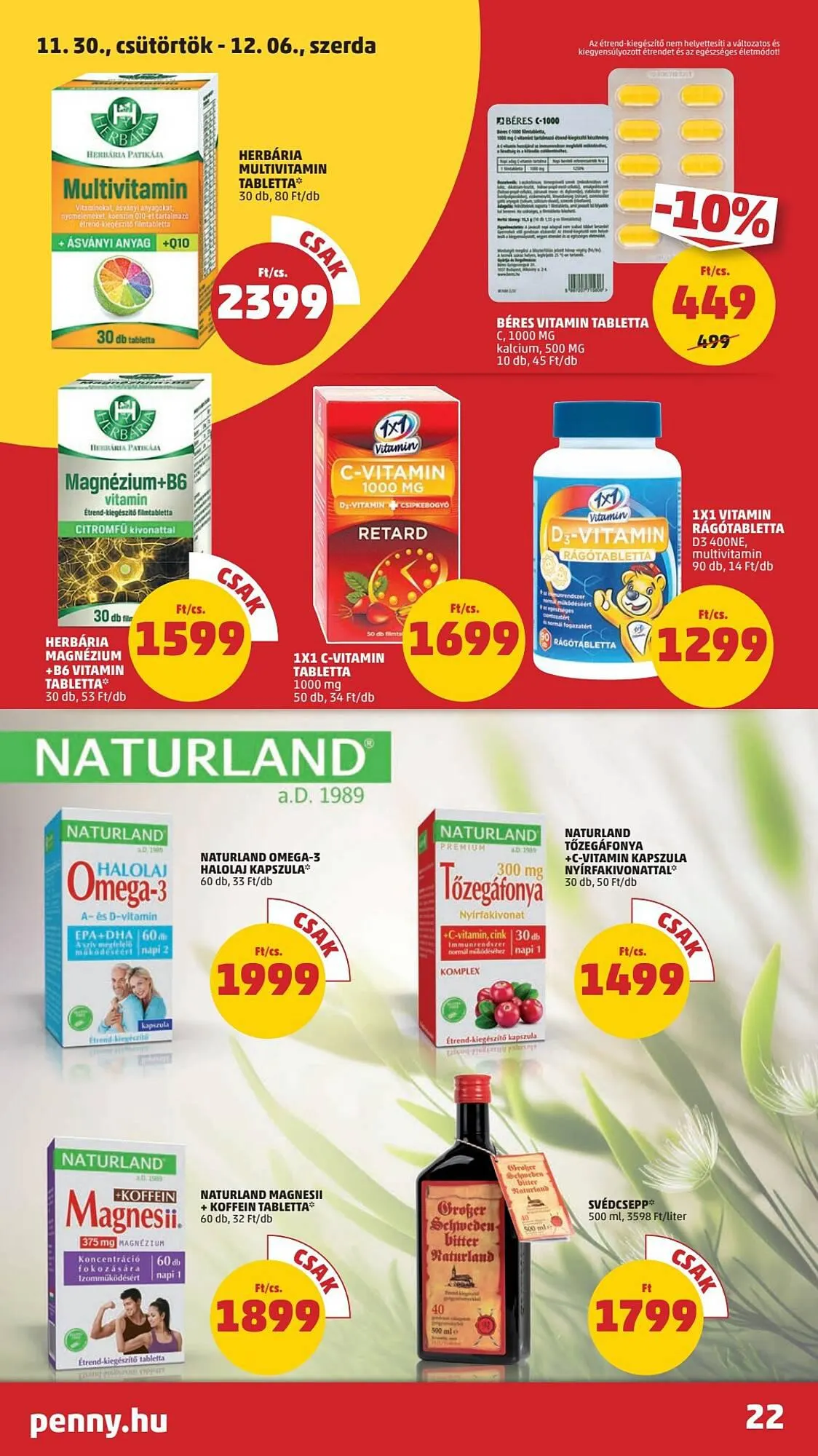 Katalógus PENNY akciós újság november 30.-tól december 6.-ig 2023. - Oldal 22