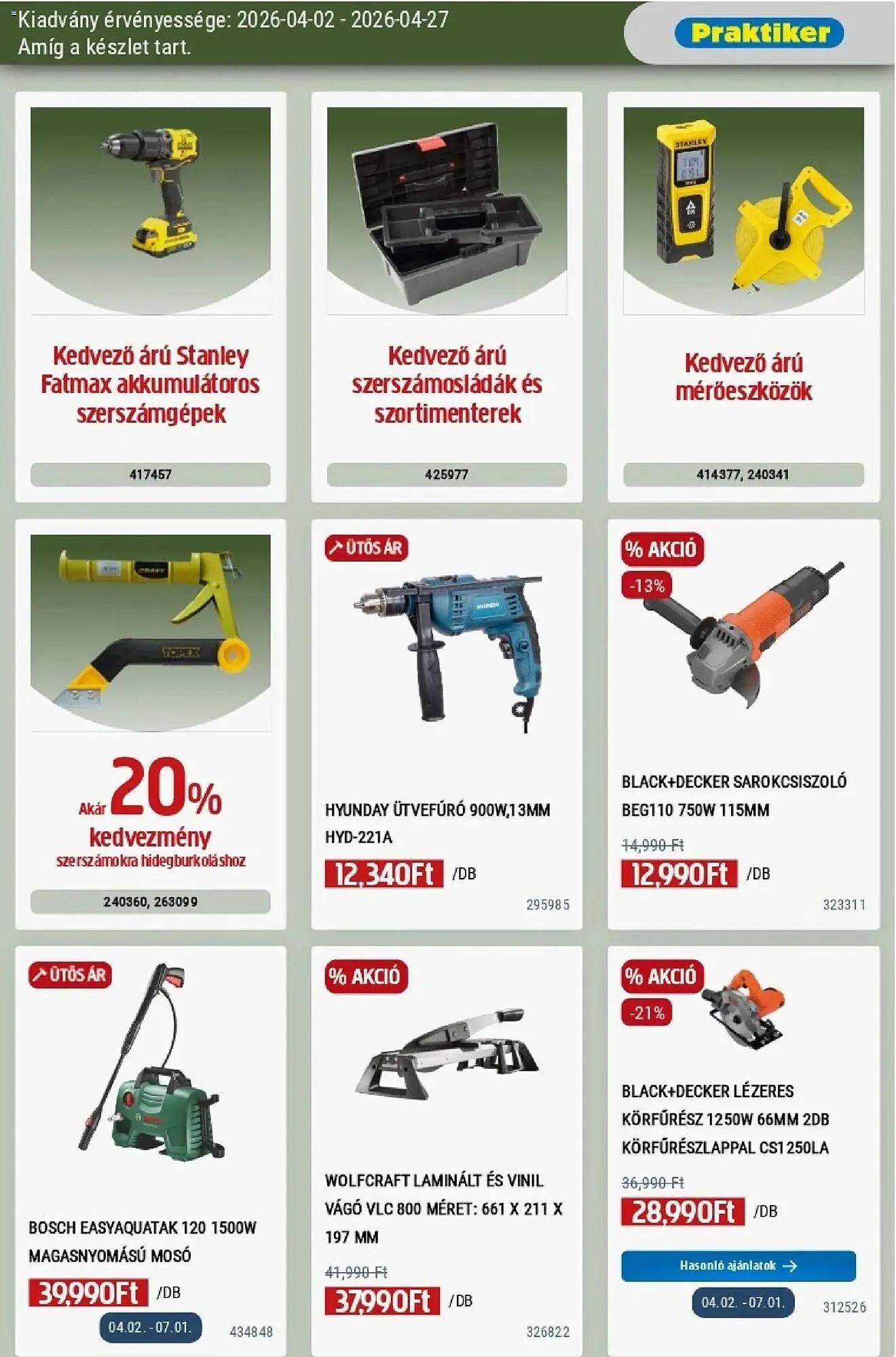 Katalógus Praktiker akciós újság április 2.-tól április 27.-ig 2026. - Oldal 21