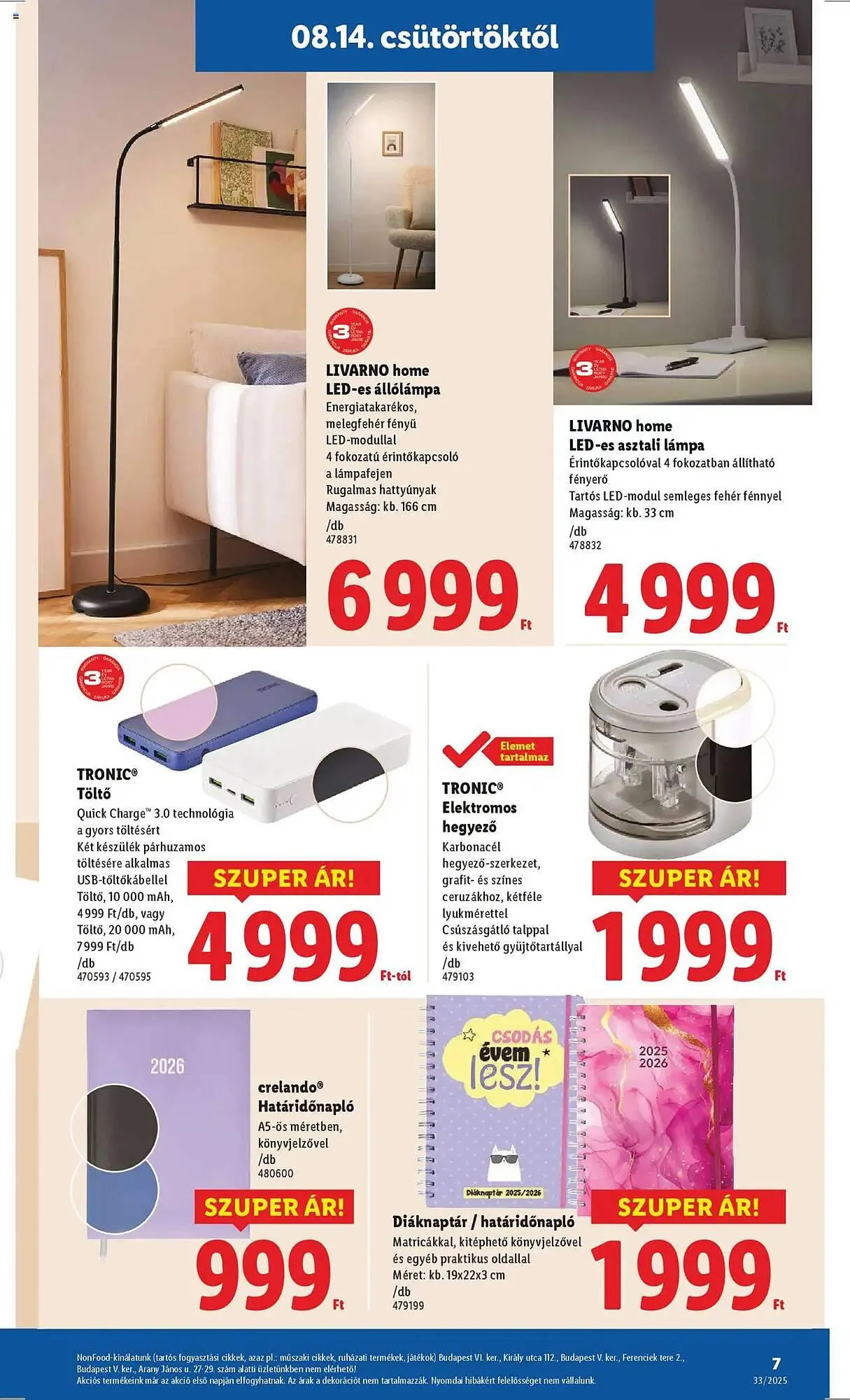 Katalógus Lidl akciós újság augusztus 14.-tól augusztus 20.-ig 2025. - Oldal 7