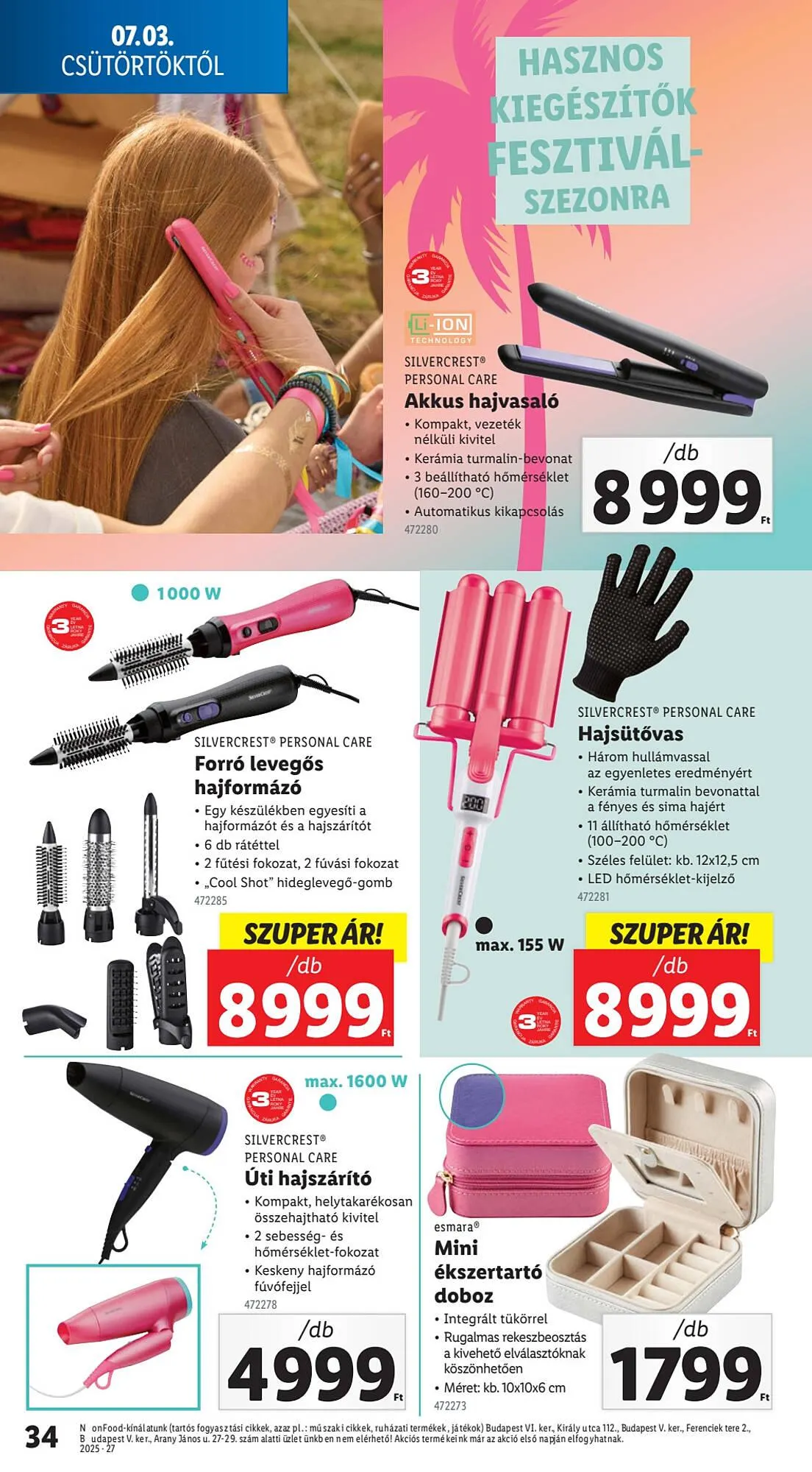 Katalógus Lidl akciós újság július 3.-tól július 9.-ig 2025. - Oldal 34