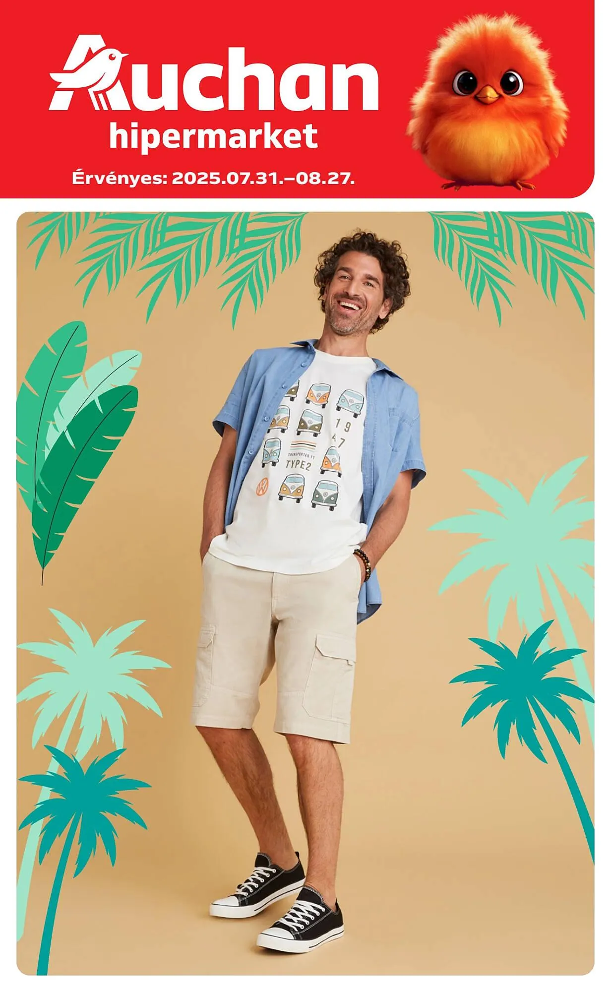 Katalógus Auchan akciós újság július 31.-tól augusztus 27.-ig 2025. - Oldal 1
