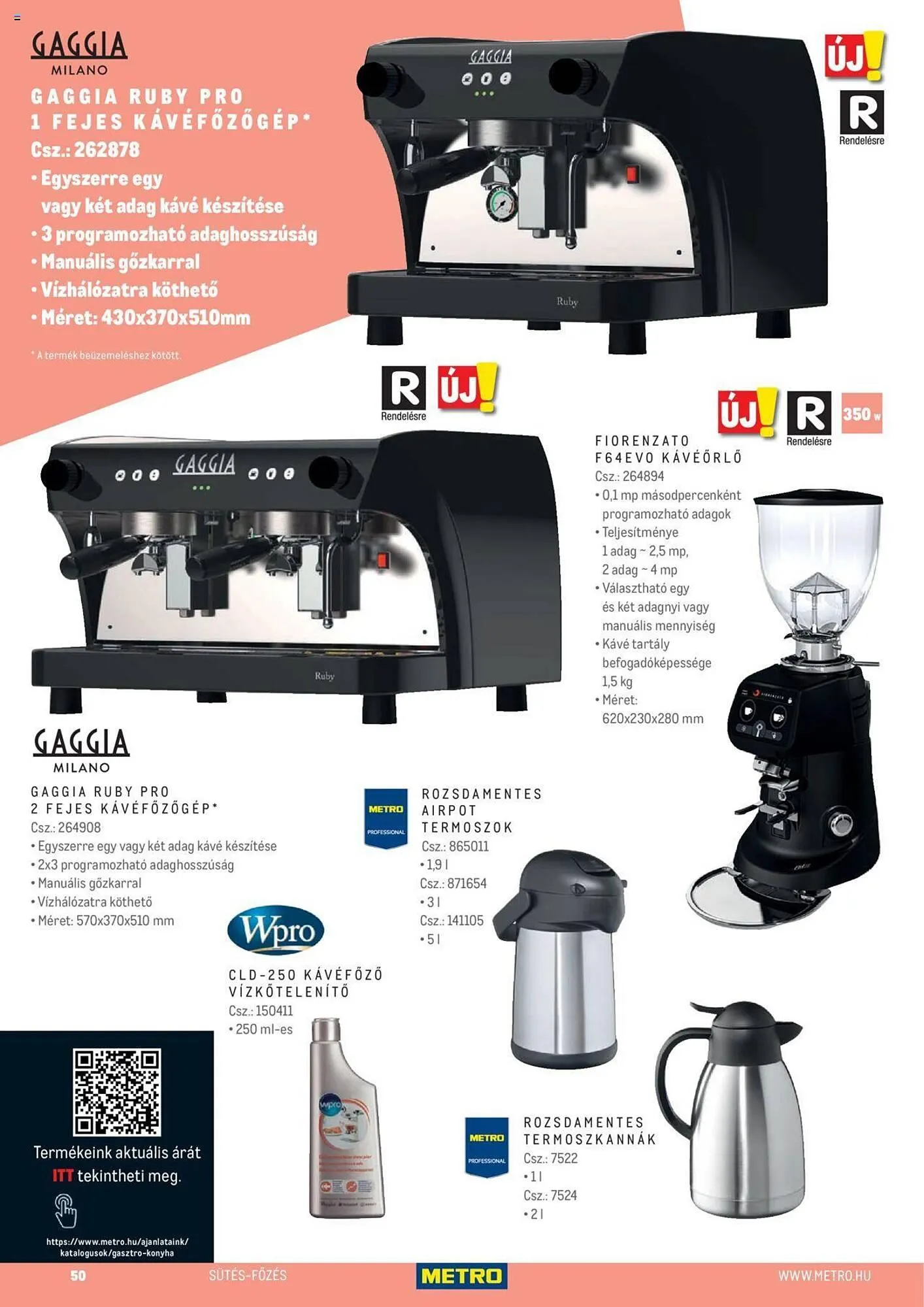 Katalógus Metro Gasztro konyha katalógus akciós újság február 15.-tól február 29.-ig 2024. - Oldal 50