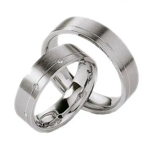 Fehér arany karikagyűrű