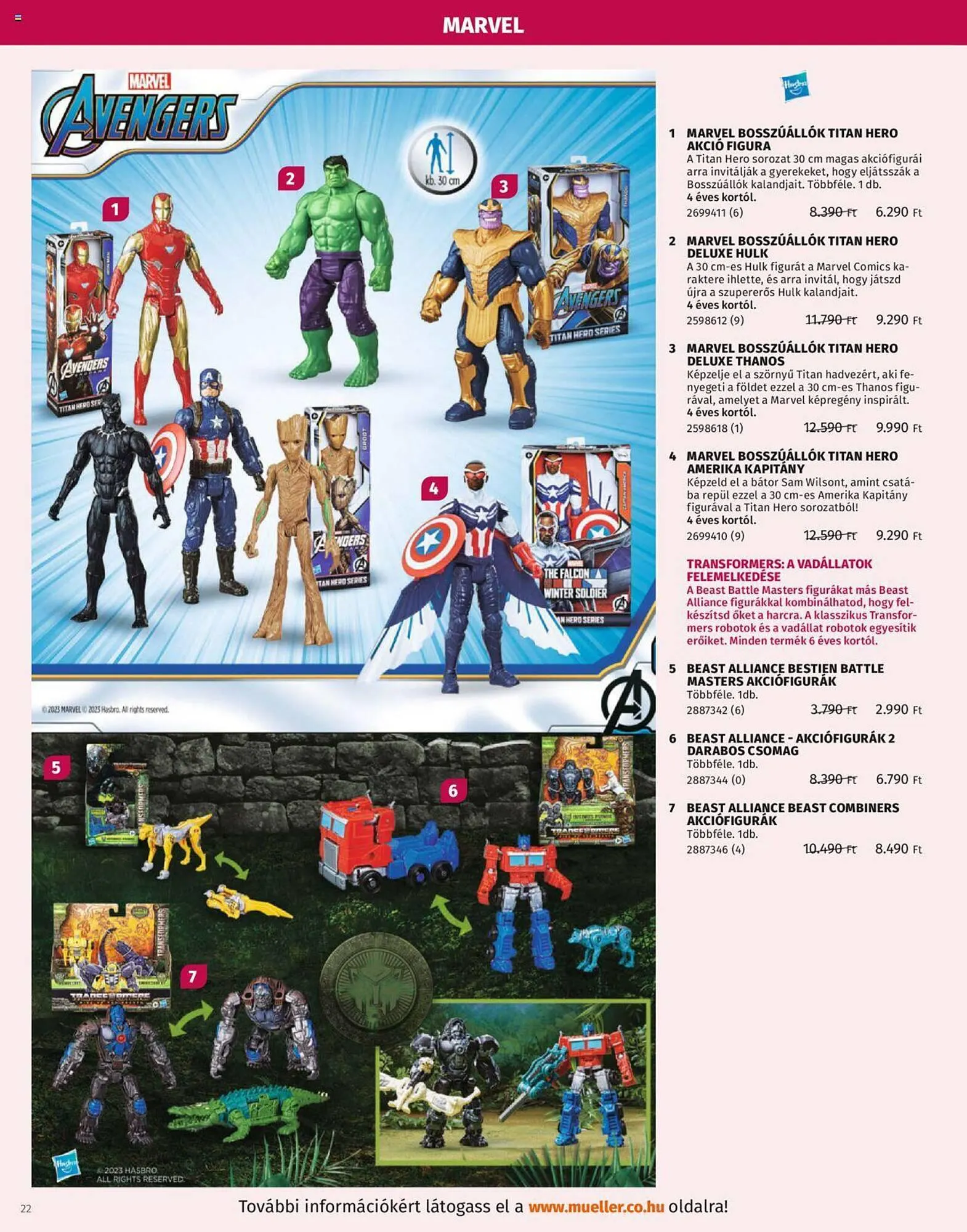 Katalógus Müller akciós újság október 30.-tól december 31.-ig 2023. - Oldal 22