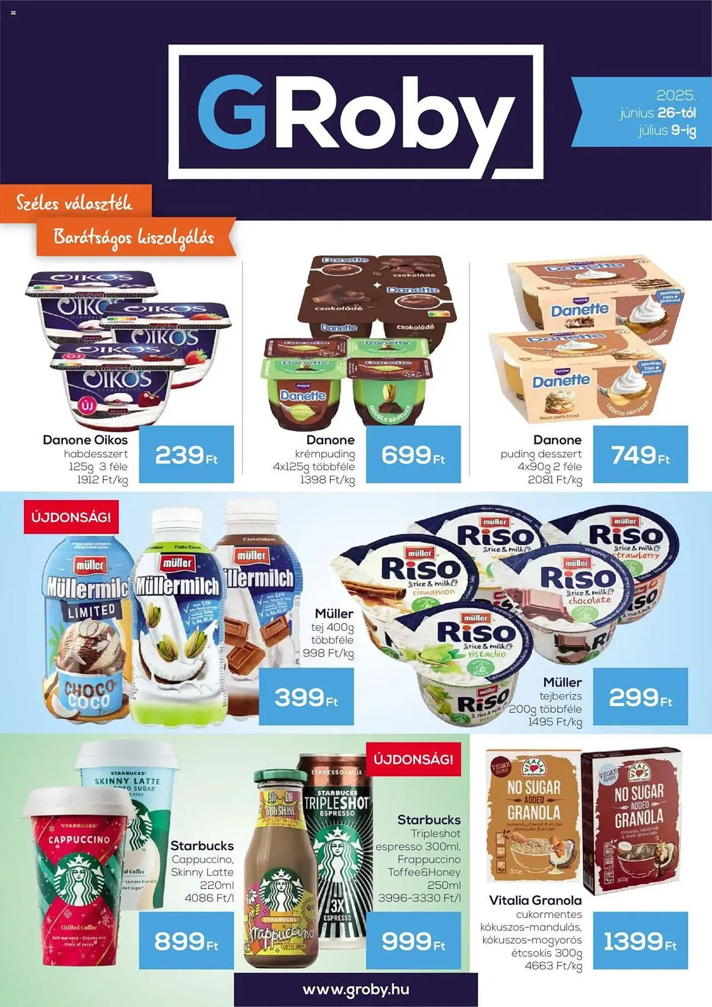 Katalógus GRoby akciós újság június 26.-tól július 9.-ig 2025. - Oldal 1