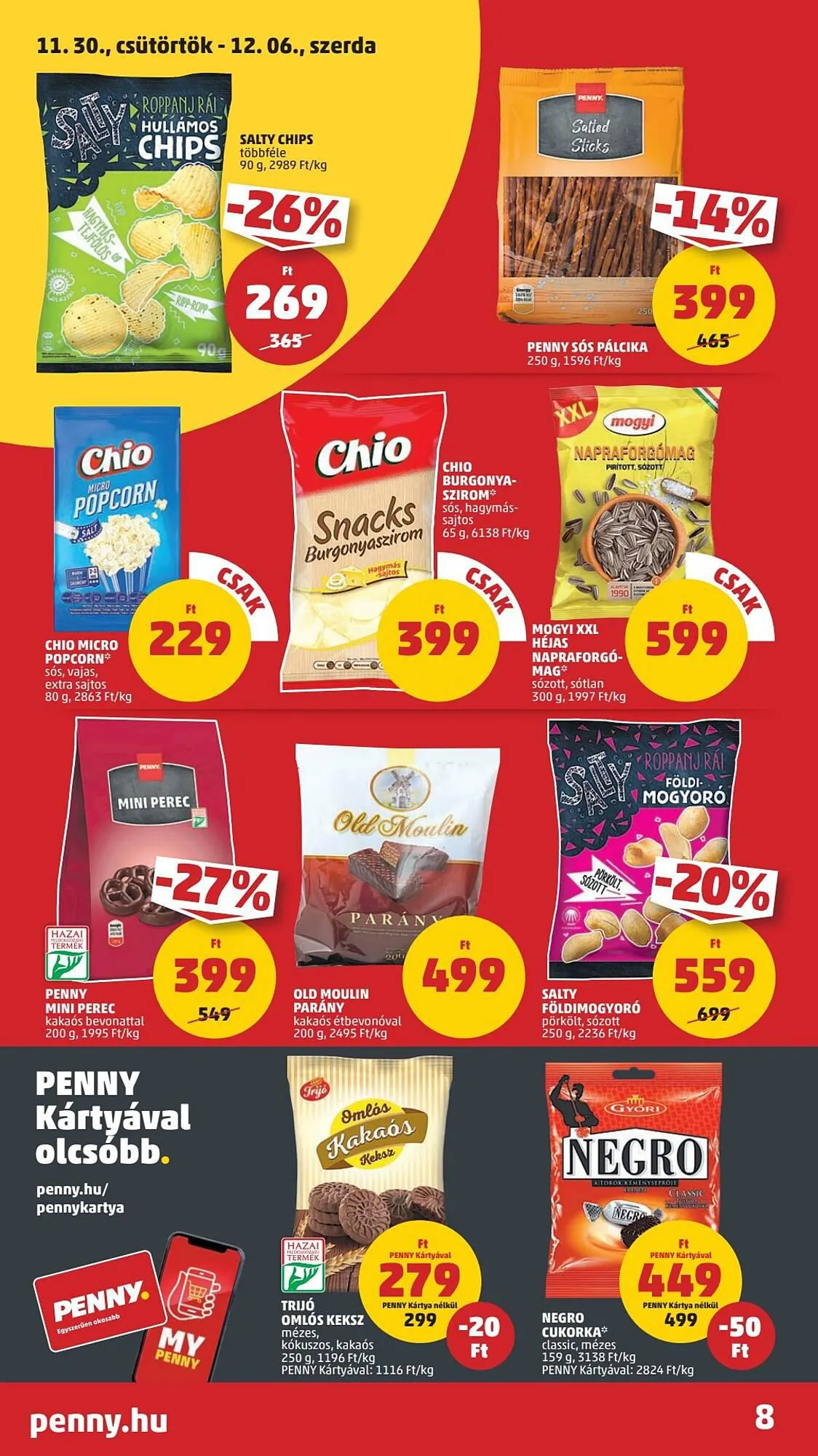 Katalógus PENNY akciós újság november 30.-tól december 6.-ig 2023. - Oldal 8