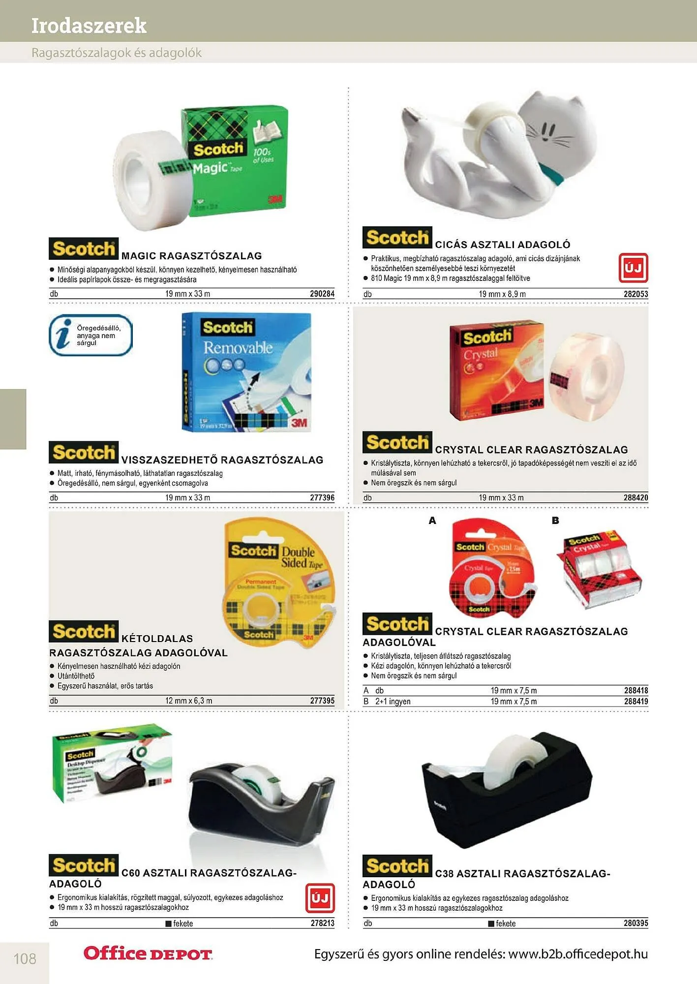 Katalógus Office Depot akciós újság május 9.-tól december 31.-ig 2026. - Oldal 108