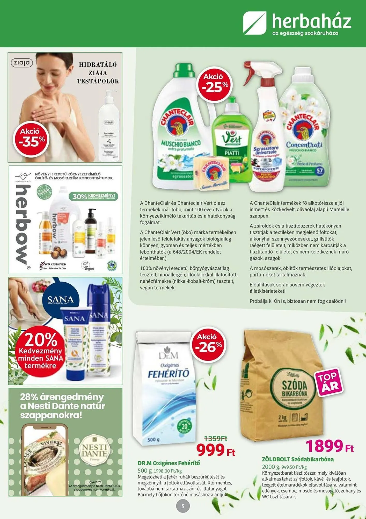 Katalógus Herbaház akciós újság október 6.-tól november 2.-ig 2025. - Oldal 5