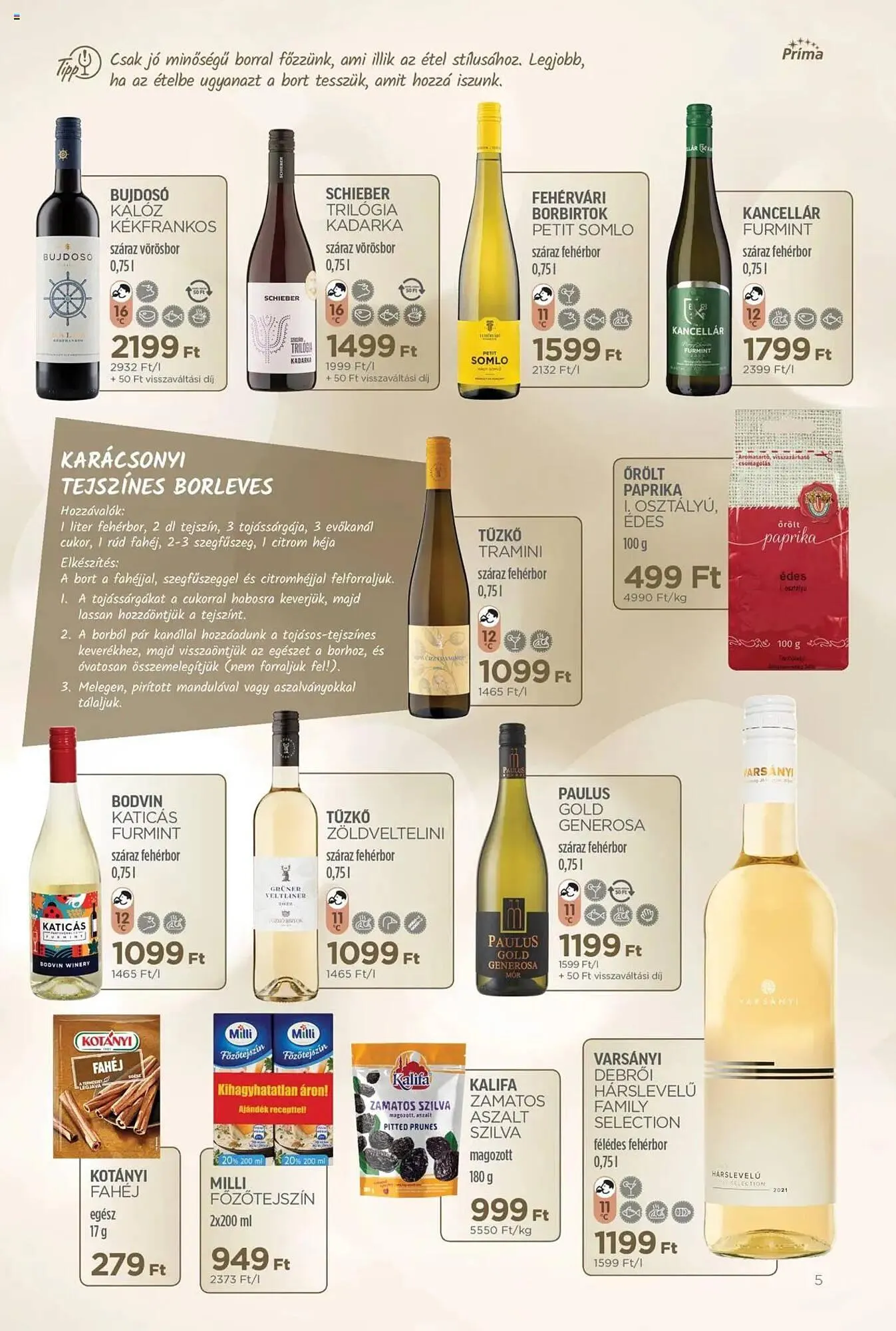 Katalógus Príma akciós újság november 11.-tól december 31.-ig 2024. - Oldal 5