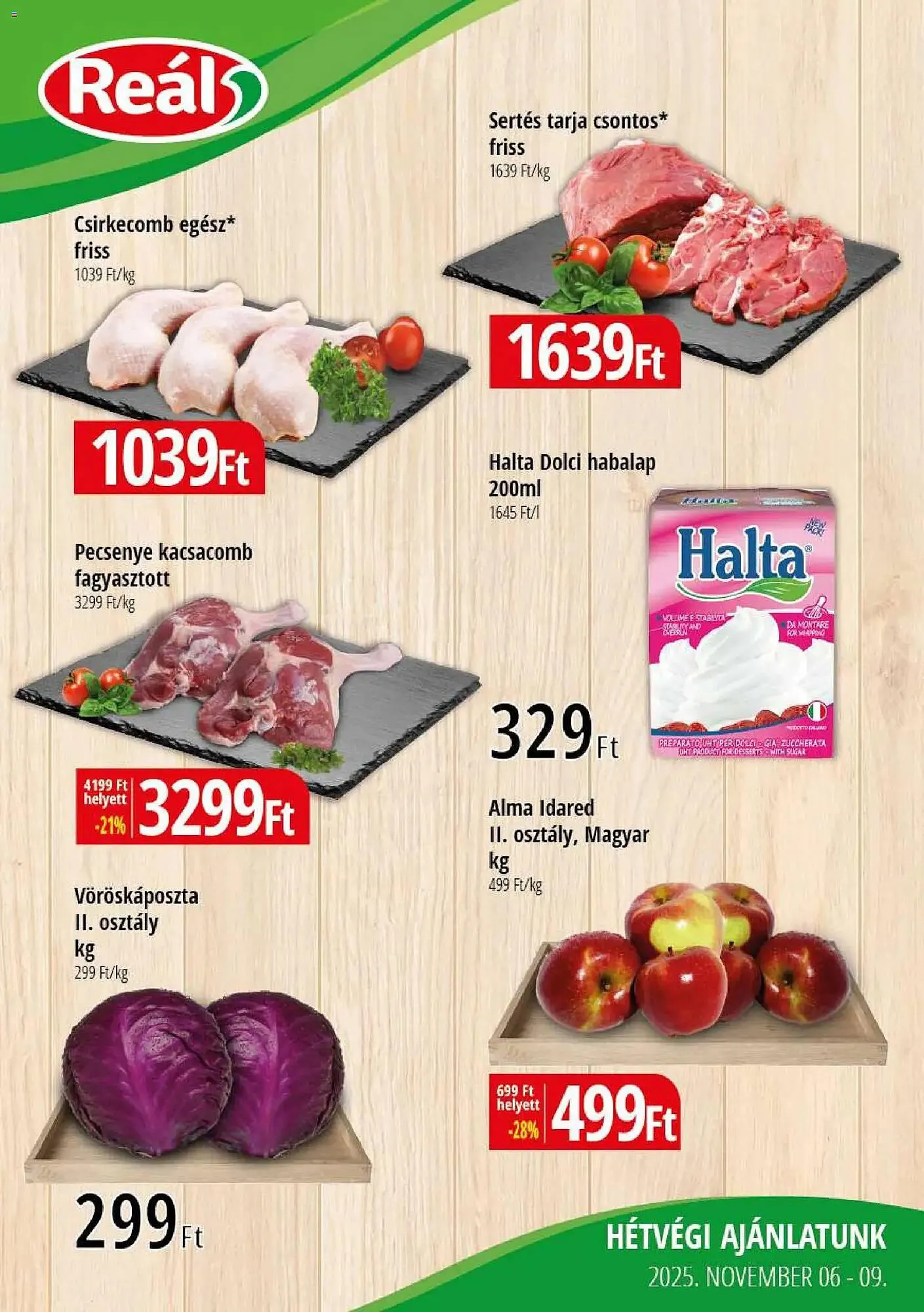 Katalógus Real akciós újság november 6.-tól november 9.-ig 2025. - Oldal 1