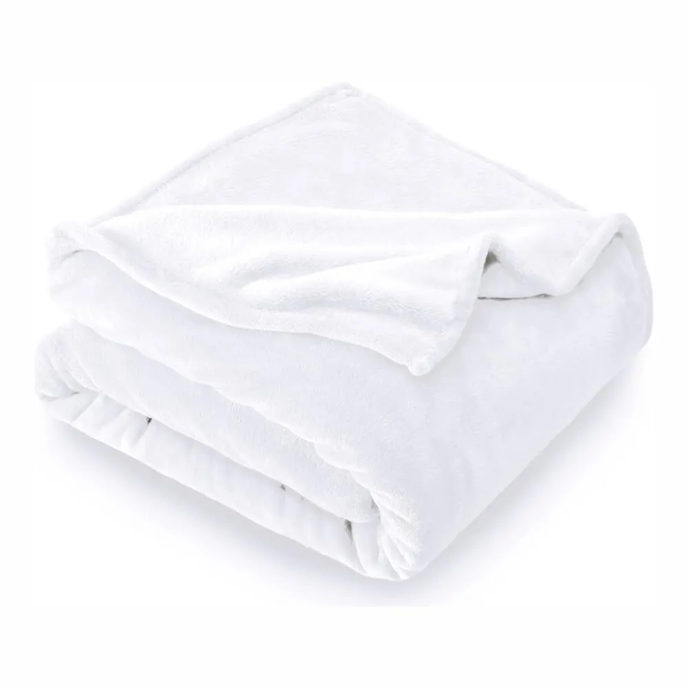Mikroplüss takaró - Fehér