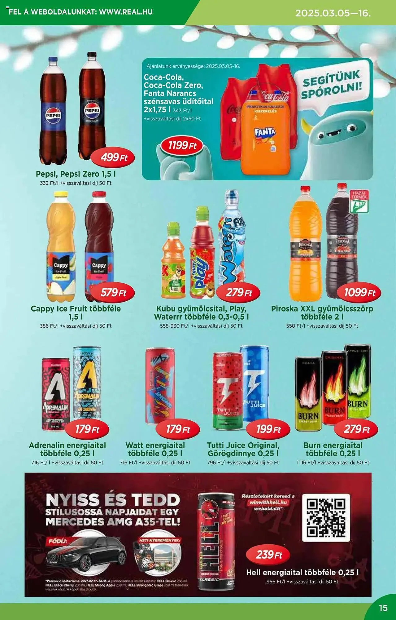 Katalógus Real akciós újság március 5.-tól március 16.-ig 2025. - Oldal 15