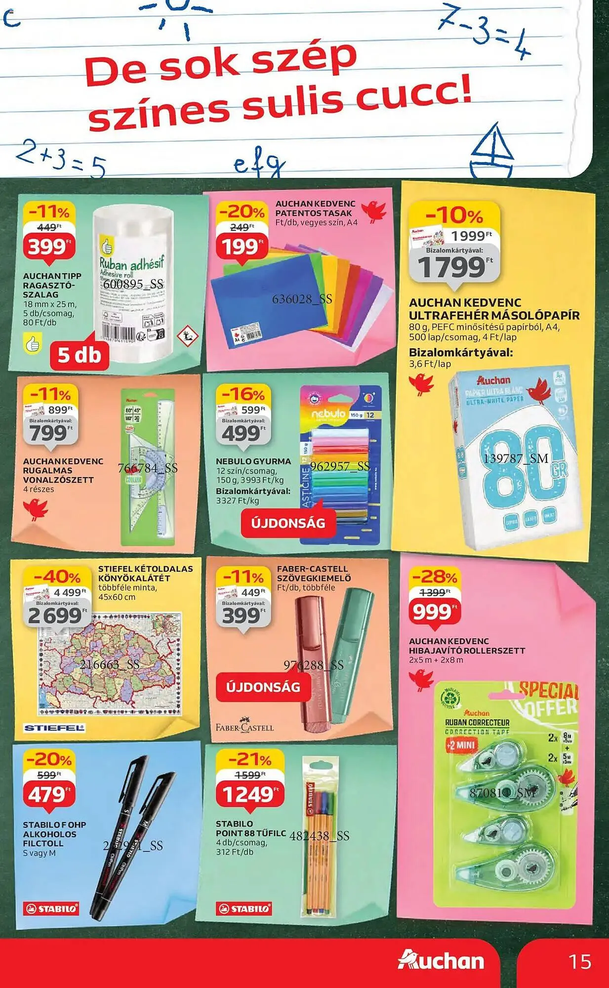 Katalógus Auchan akciós újság július 24.-tól augusztus 6.-ig 2025. - Oldal 15