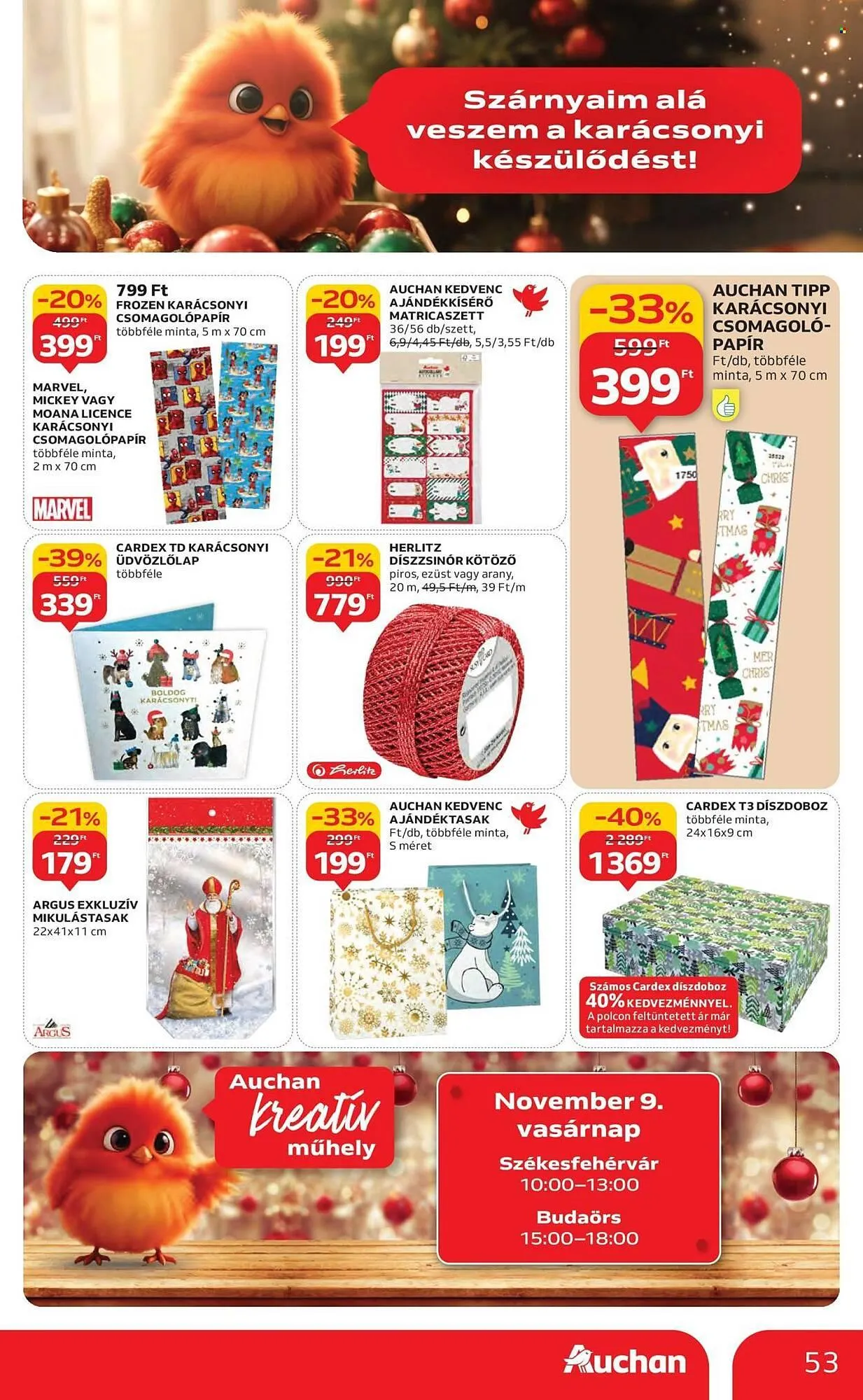 Katalógus Auchan akciós újság november 6.-tól november 12.-ig 2025. - Oldal 53