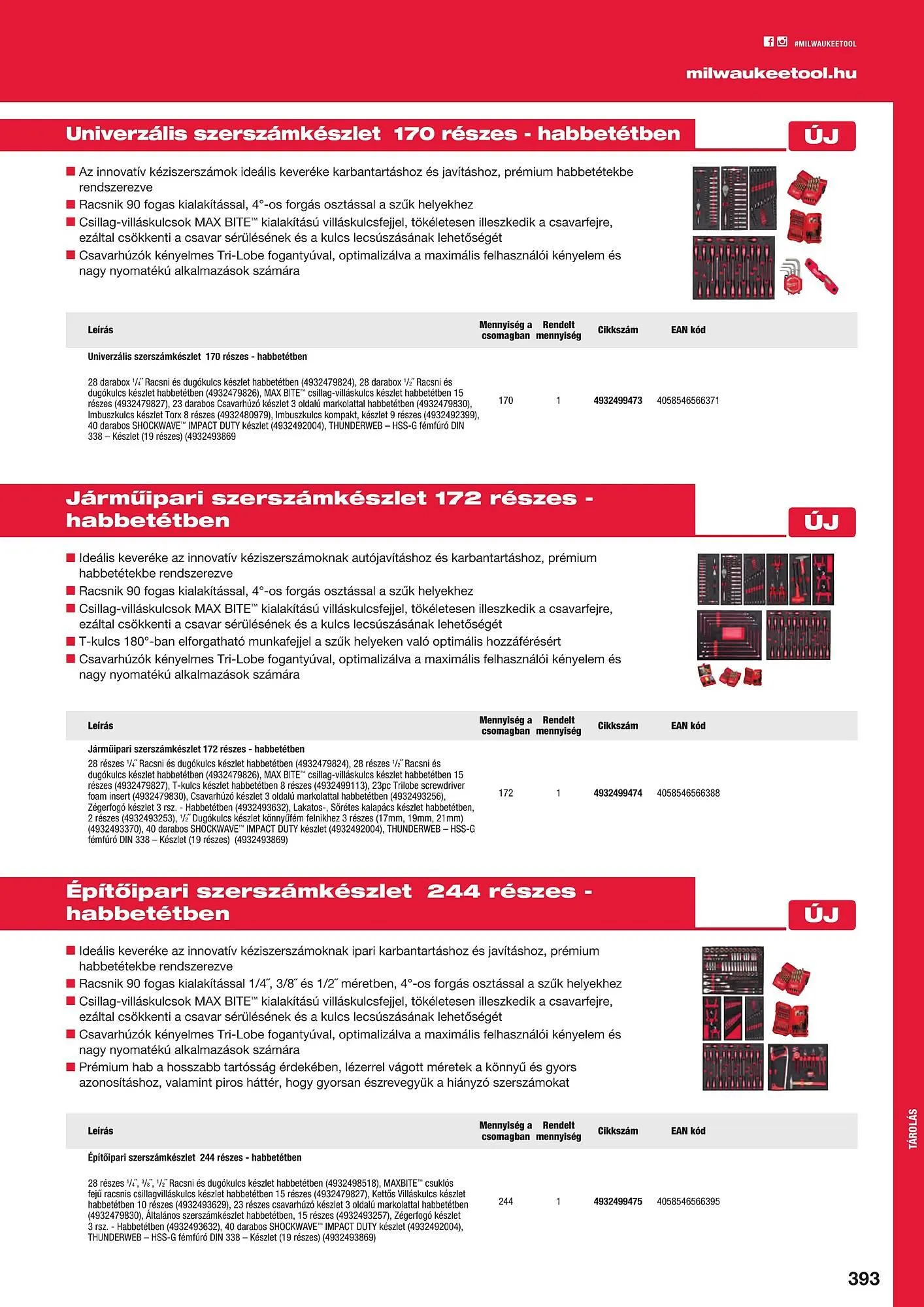 Katalógus Milwaukee akciós újság szeptember 16.-tól december 31.-ig 2025. - Oldal 393