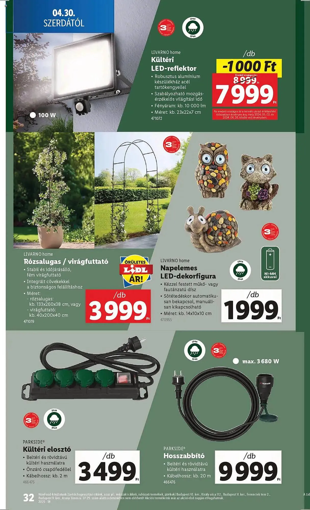 Katalógus Lidl akciós újság április 30.-tól május 7.-ig 2025. - Oldal 32