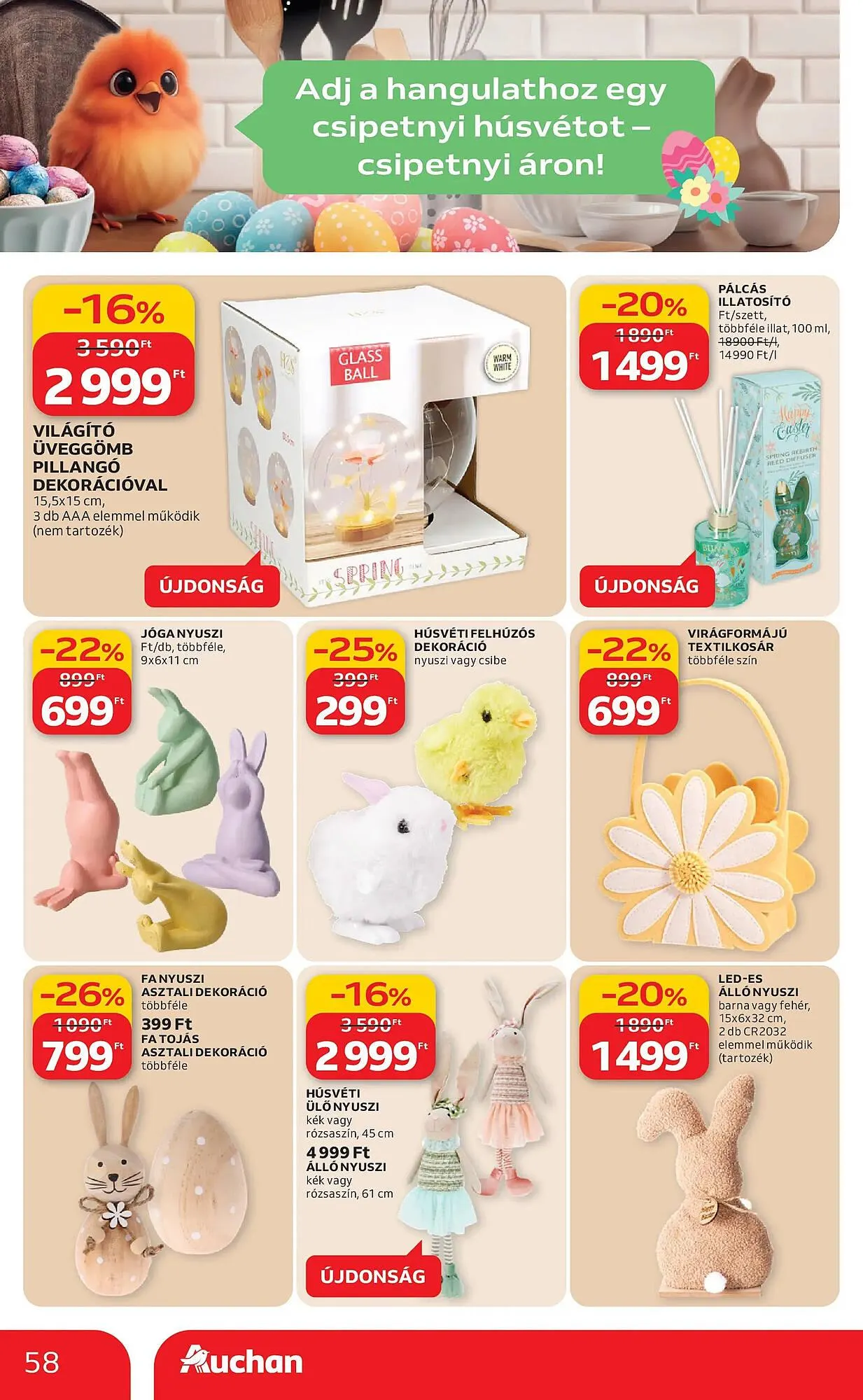 Katalógus Auchan akciós újság március 12.-tól március 18.-ig 2026. - Oldal 58
