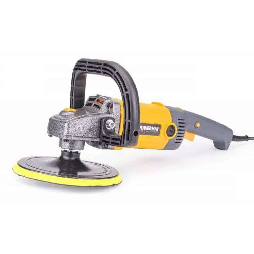 Powermat Polírozógép, Autófényező 2600W + Szivacsok + Tartozékok PM-PS-2600T-Z5 (PM0910)