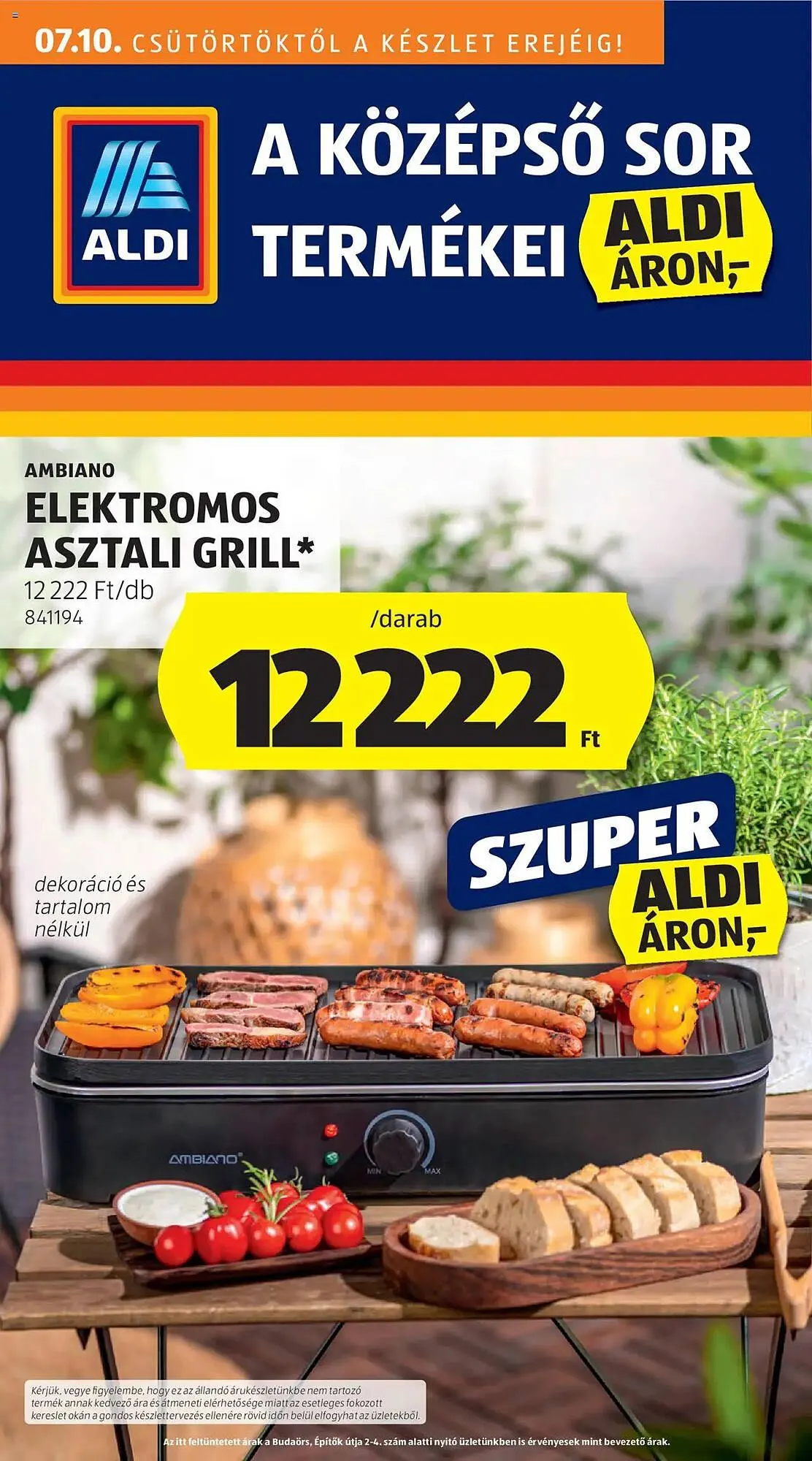 Katalógus ALDI akciós újság július 10.-tól július 16.-ig 2025. - Oldal 1