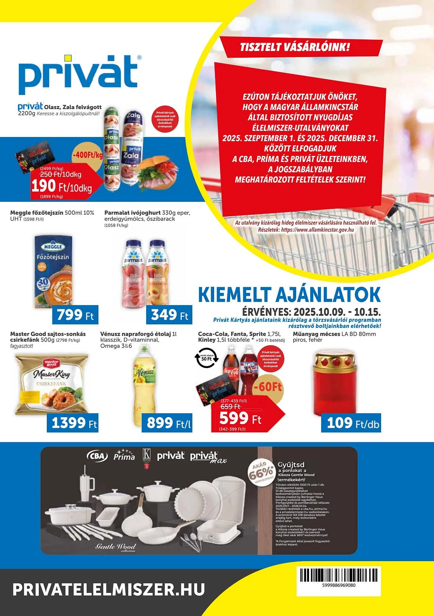 PRIVÁT akciós újság - 1