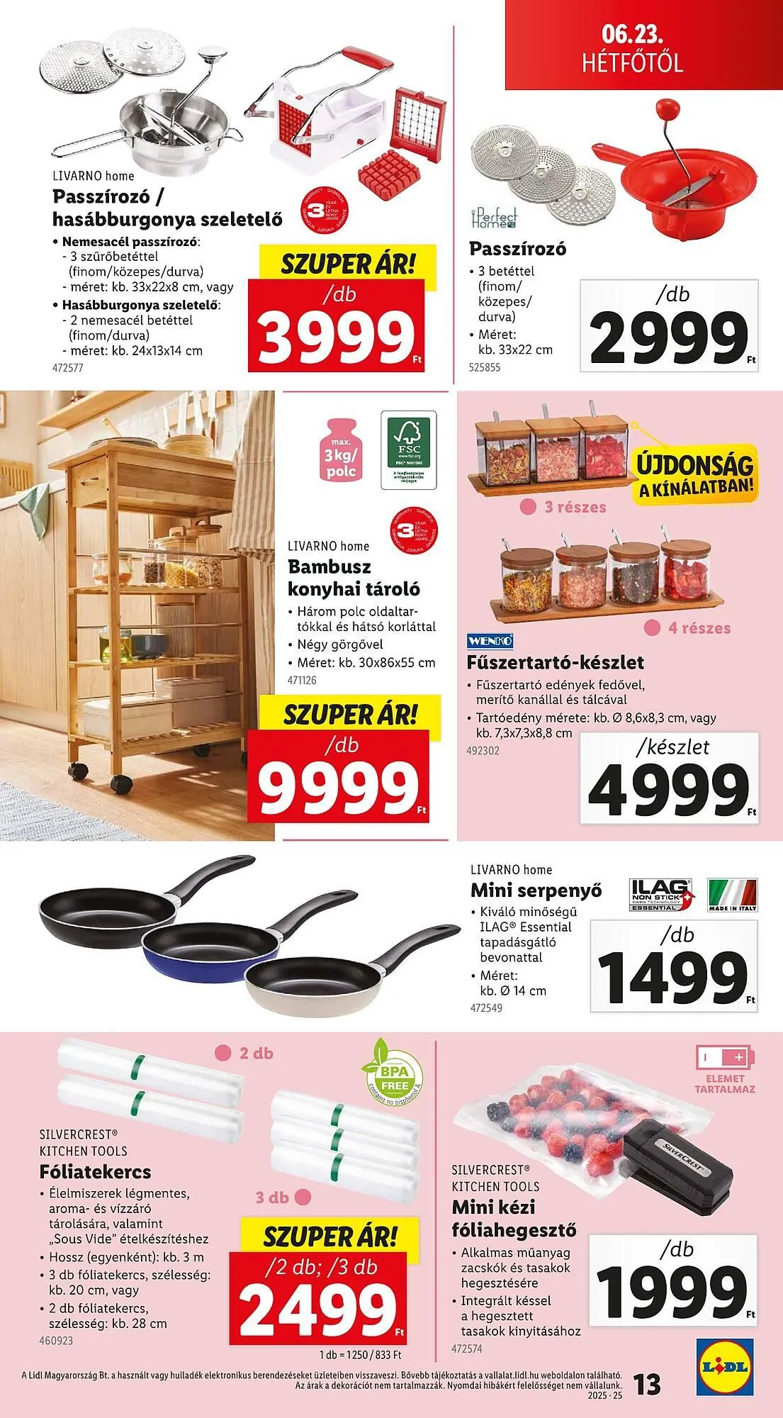 Katalógus Lidl akciós újság június 19.-tól június 25.-ig 2025. - Oldal 13