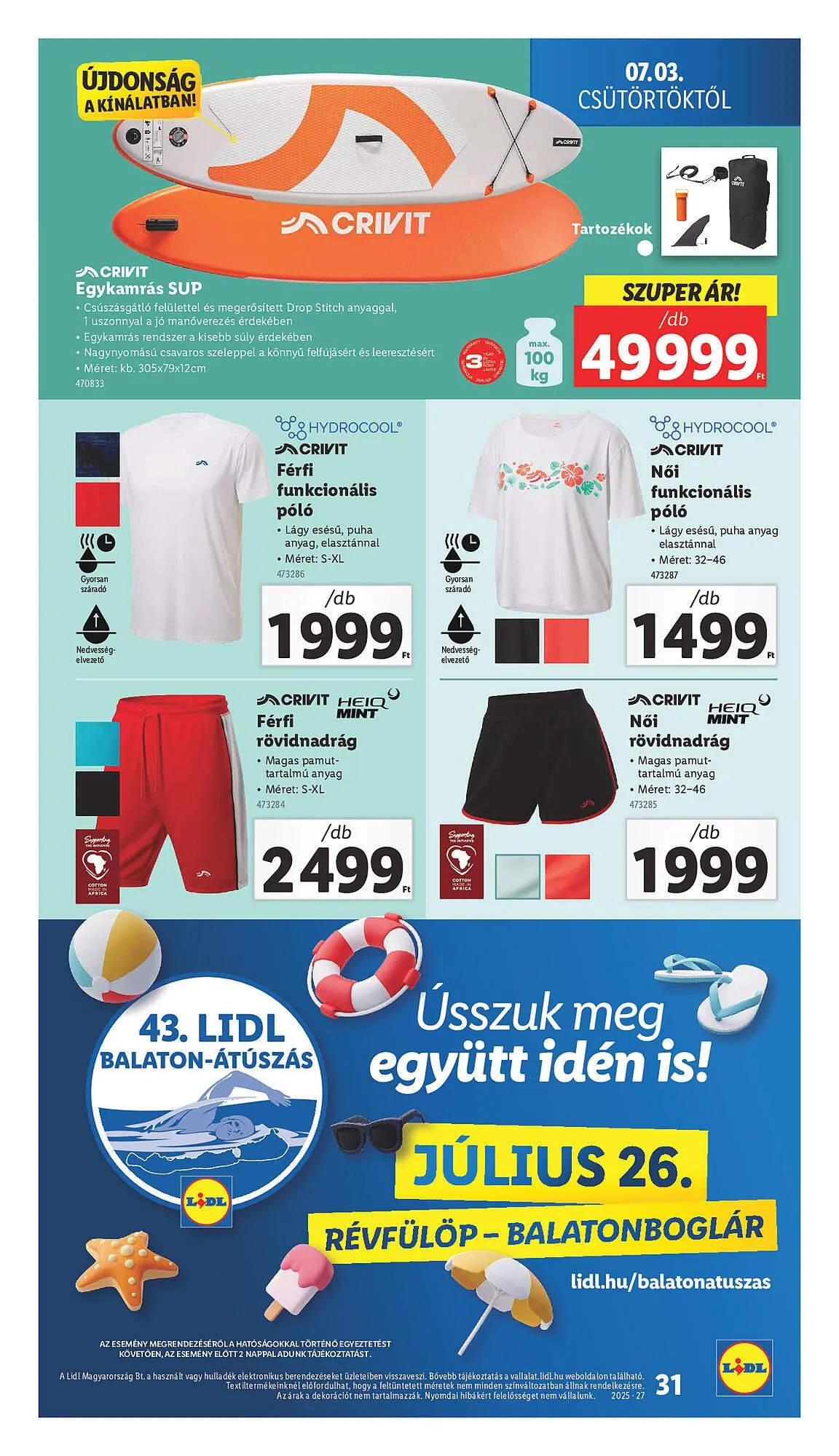 Katalógus Lidl akciós újság július 3.-tól július 9.-ig 2025. - Oldal 31