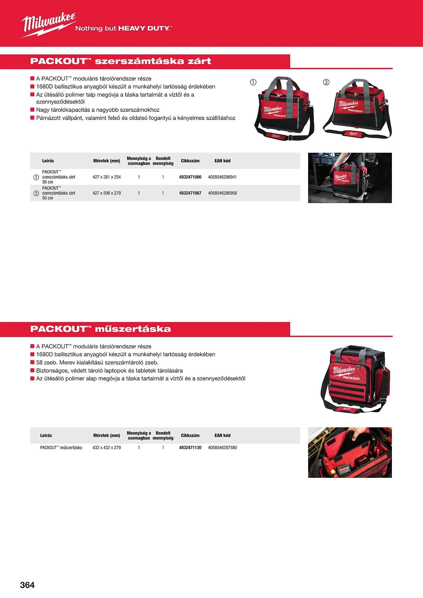 Katalógus Milwaukee akciós újság szeptember 16.-tól december 31.-ig 2025. - Oldal 364