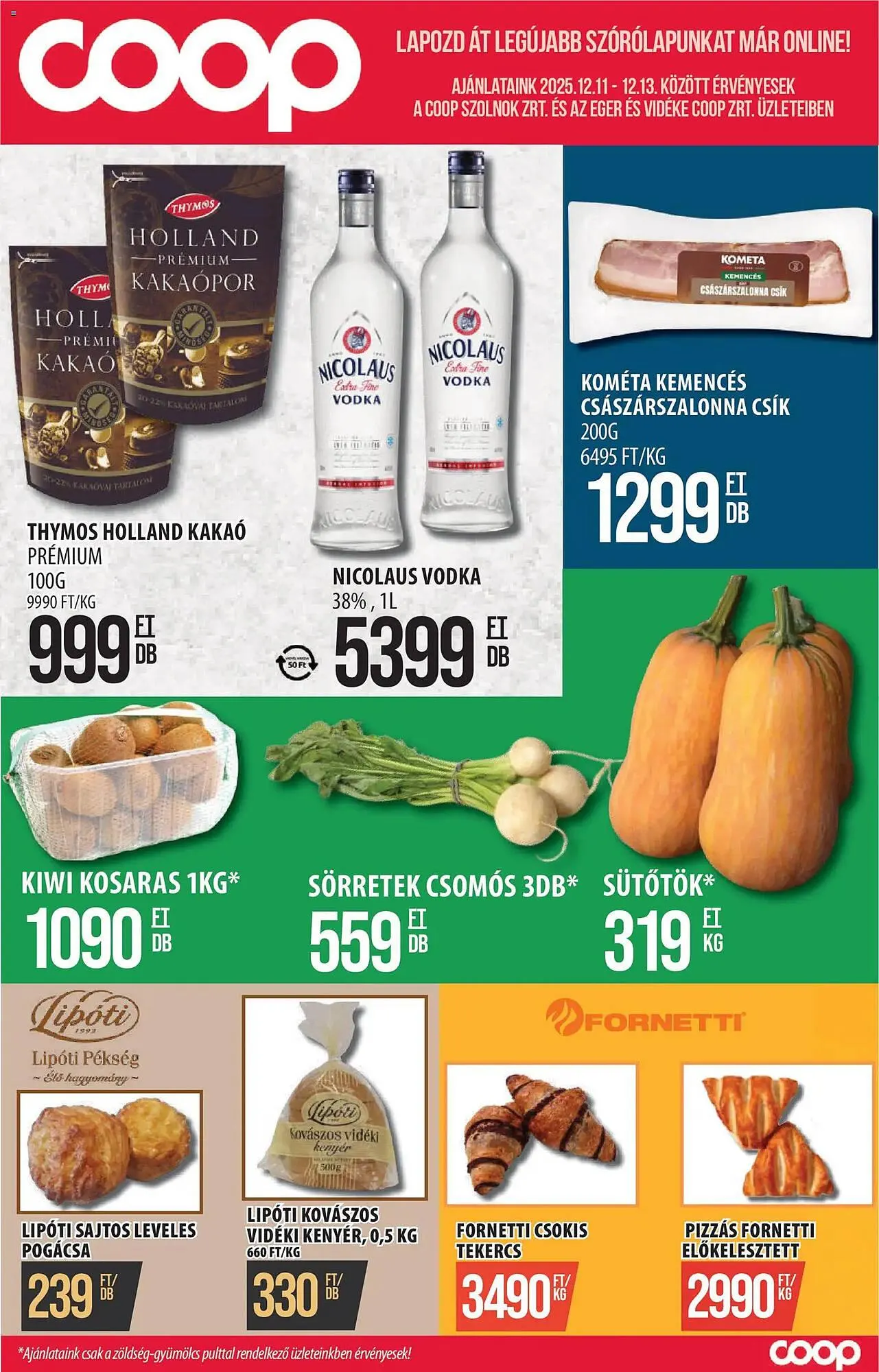 Katalógus Coop akciós újság december 11.-tól december 13.-ig 2025. - Oldal 1