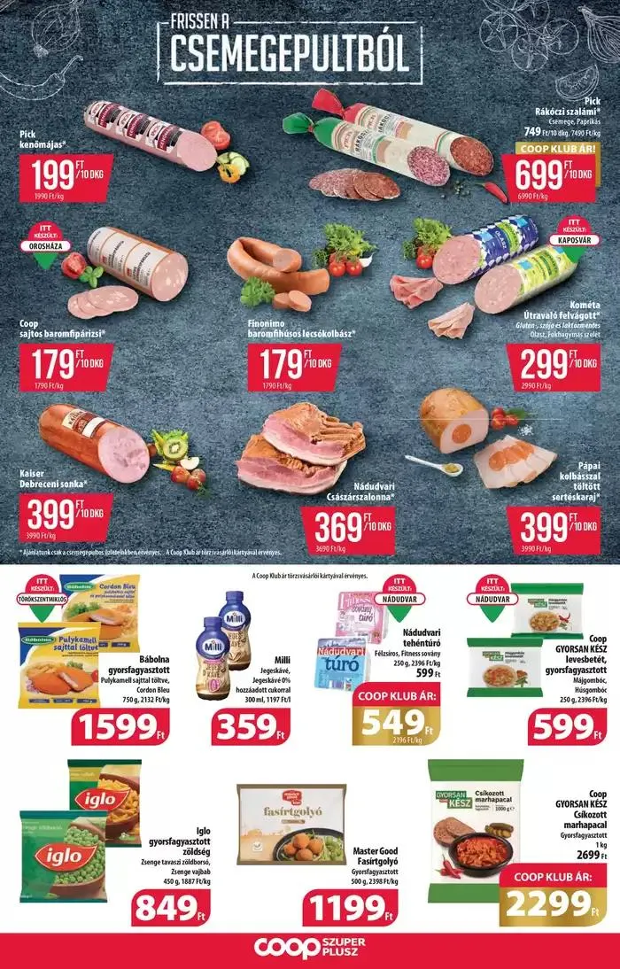 Katalógus Coop országos szórólap november 1. hét - Szuper Plusz október 31.-tól november 6.-ig 2024. - Oldal 4