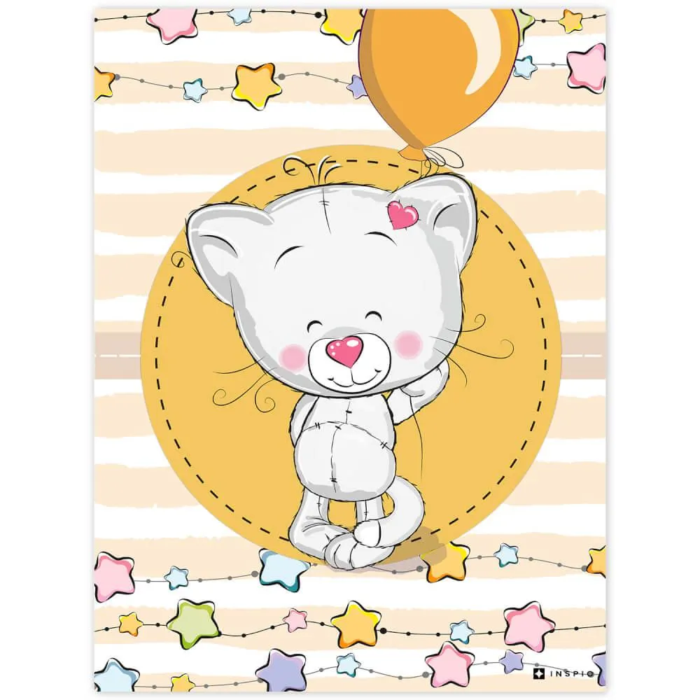 Falikép - Szerelmes cica