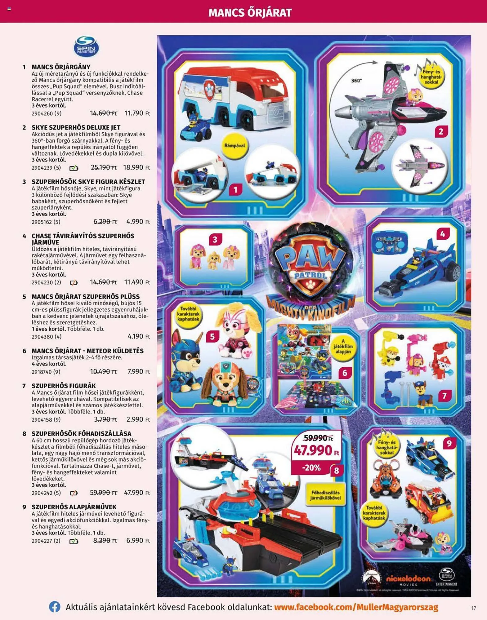 Katalógus Müller akciós újság október 30.-tól december 31.-ig 2023. - Oldal 17