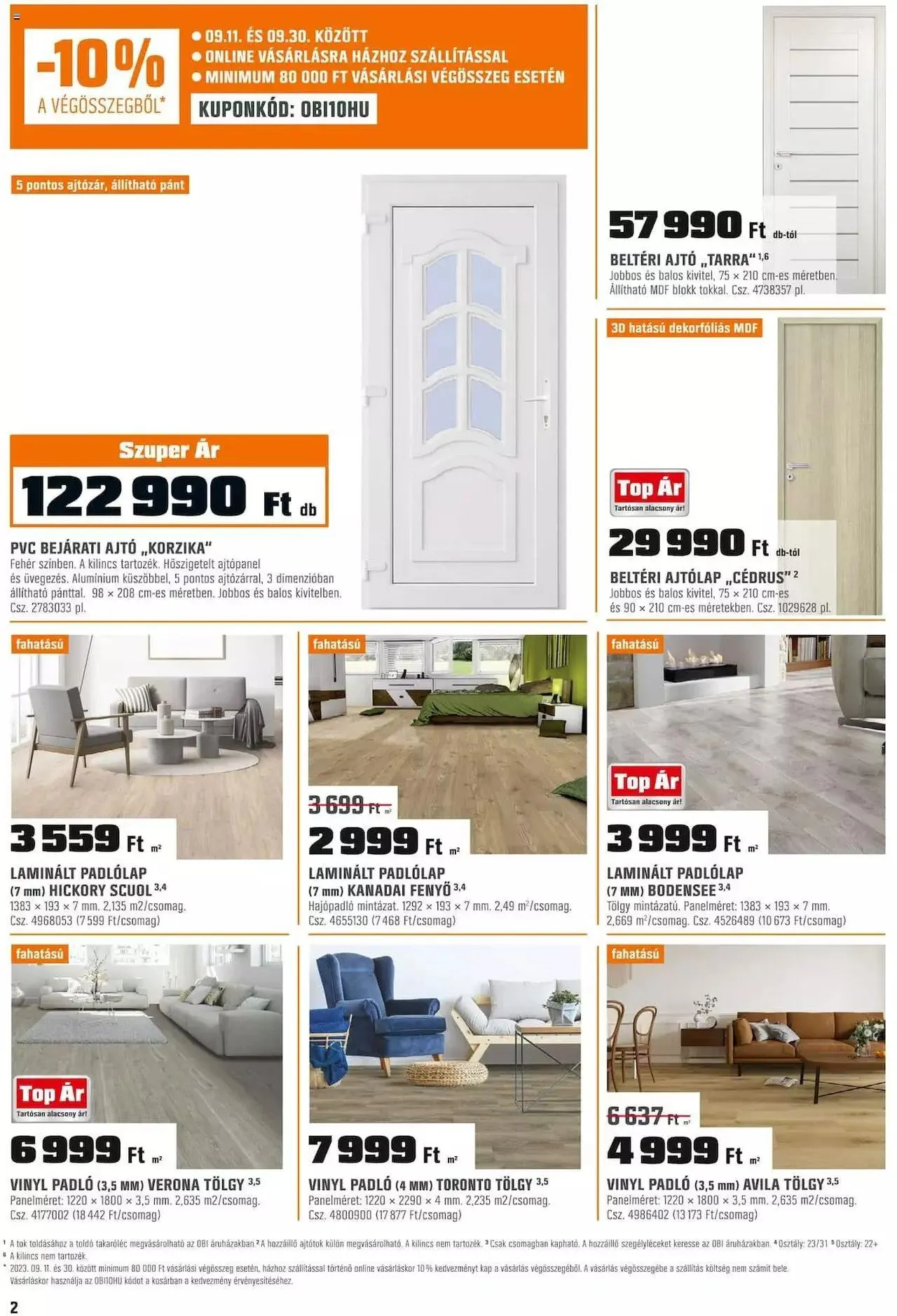 Katalógus OBI Akciós újság szeptember 1.-tól szeptember 30.-ig 2023. - Oldal 2