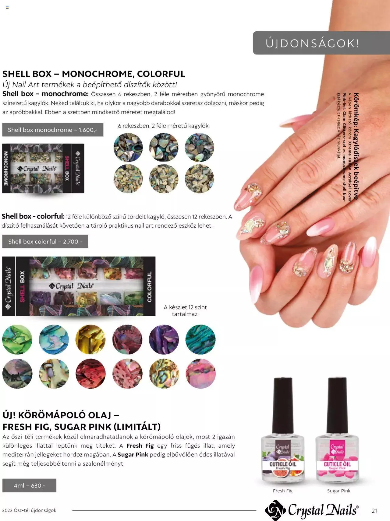 Katalógus Crystal Nails - Ősz / Tél katalógus szeptember 5.-tól december 31.-ig 2023. - Oldal 21
