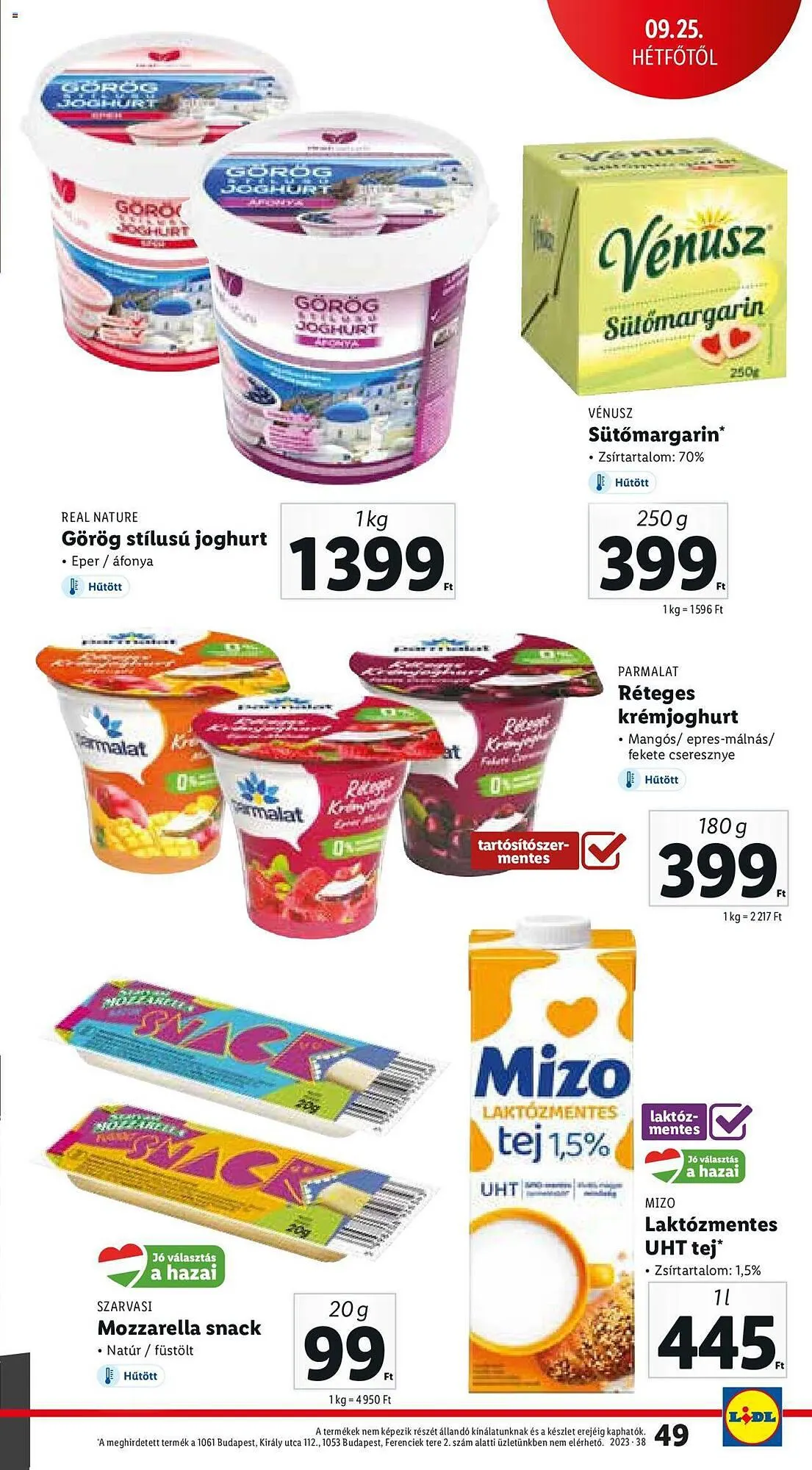 Katalógus Lidl akciós újság szeptember 21.-tól szeptember 27.-ig 2023. - Oldal 49