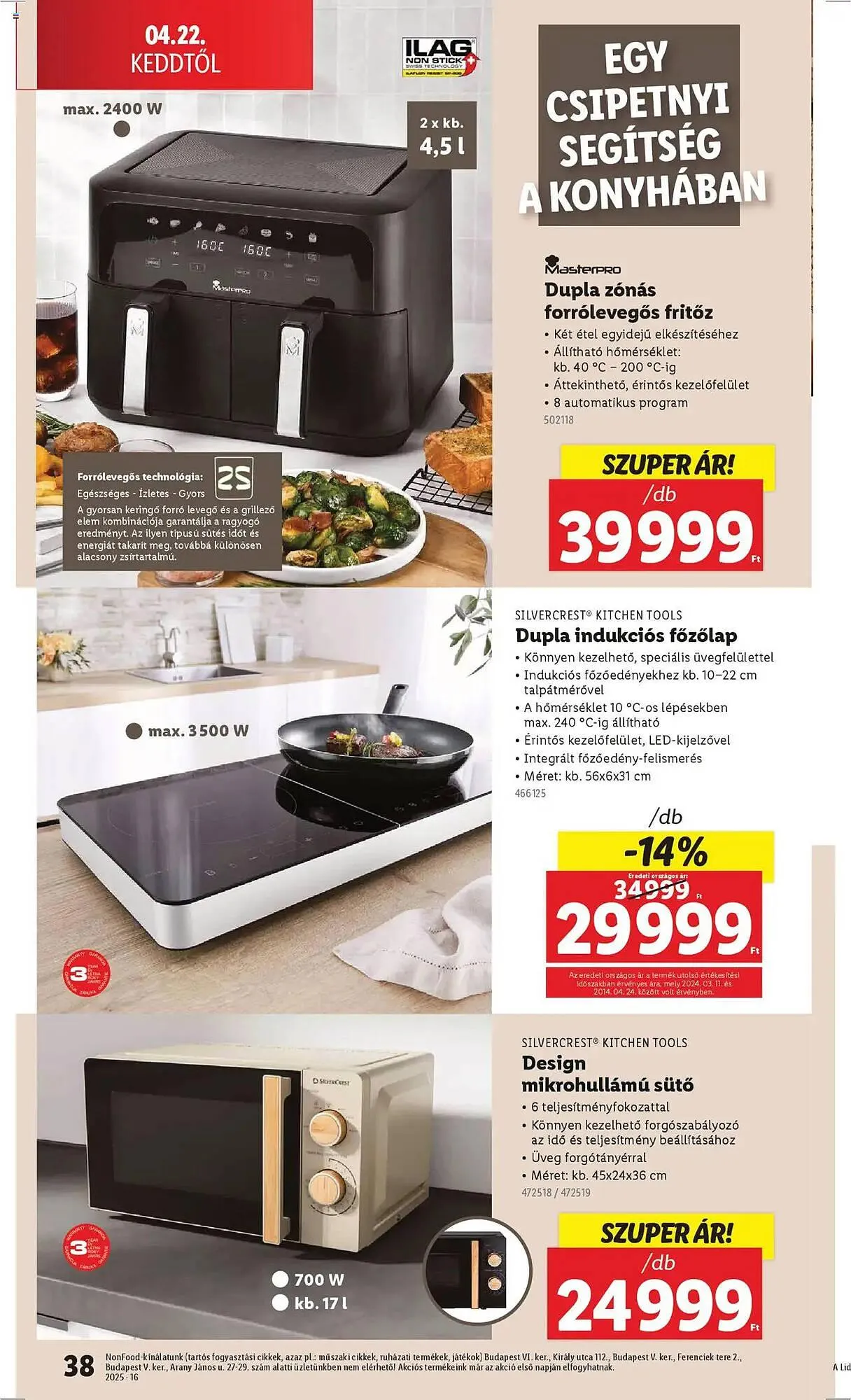 Katalógus Lidl akciós újság április 16.-tól április 22.-ig 2025. - Oldal 38