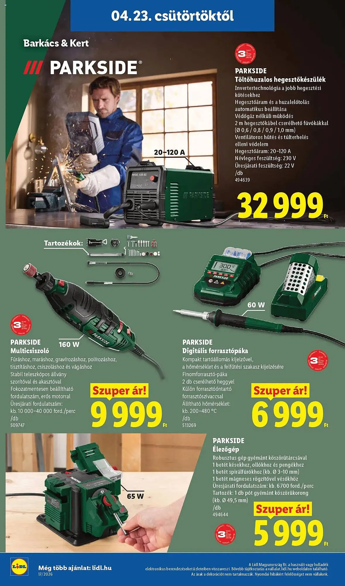 Katalógus Lidl akciós újság április 23.-tól április 29.-ig 2026. - Oldal 32