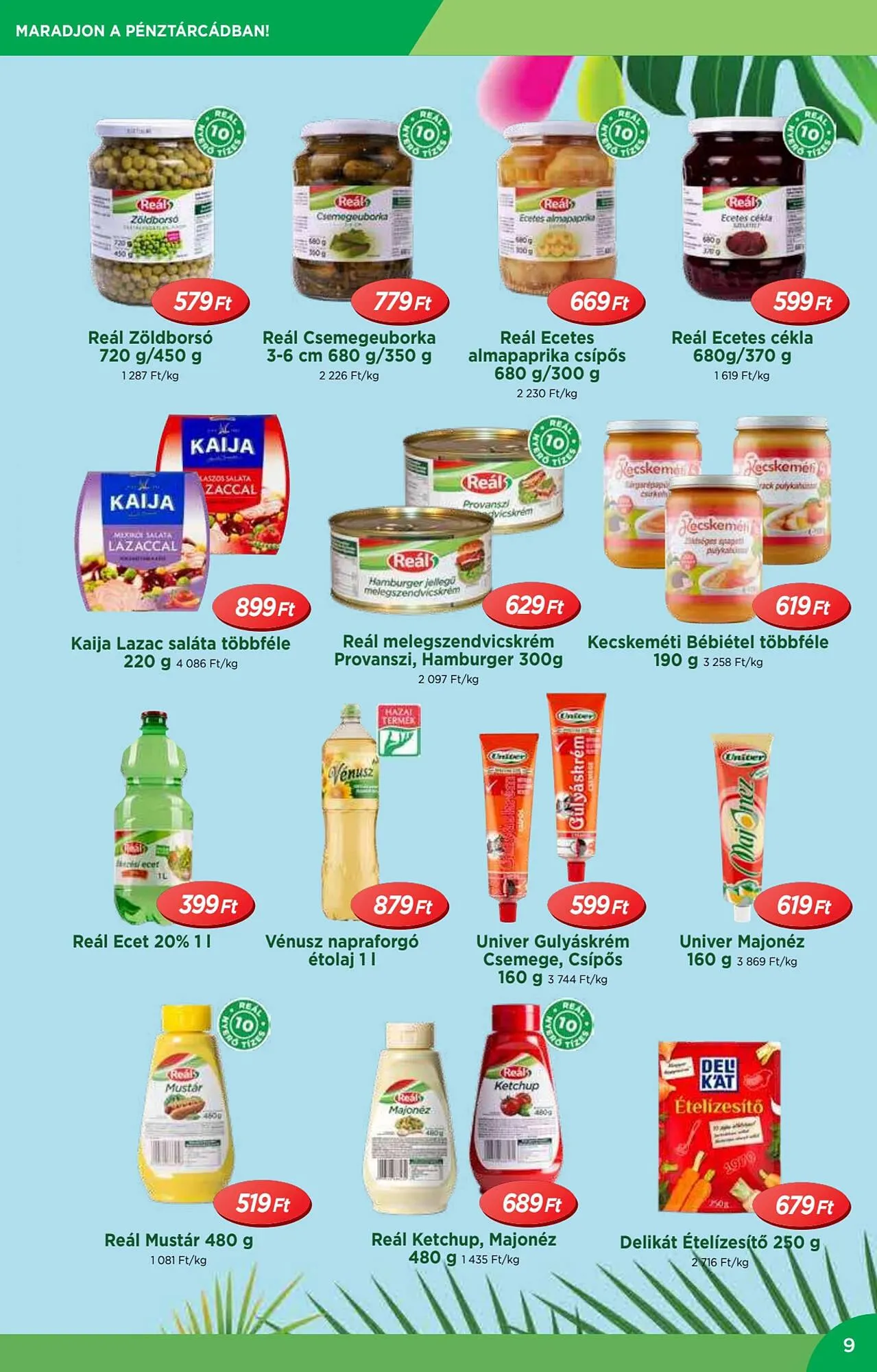 Katalógus Real akciós újság június 4.-tól június 15.-ig 2025. - Oldal 9