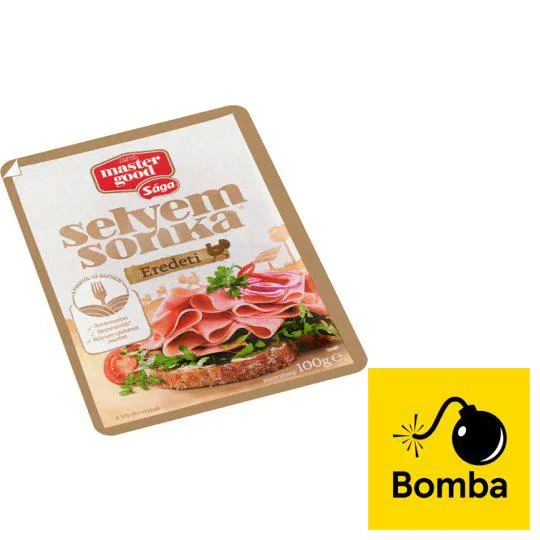 Sága szeletelt selyemsonka 100 g