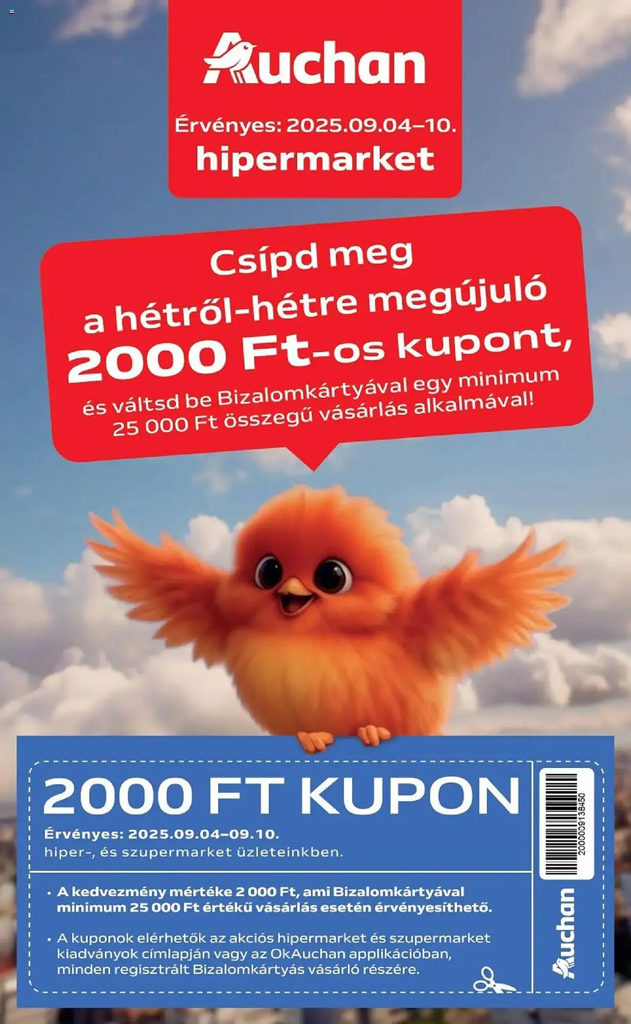 Katalógus Auchan akciós újság szeptember 4.-tól szeptember 10.-ig 2025. - Oldal 1