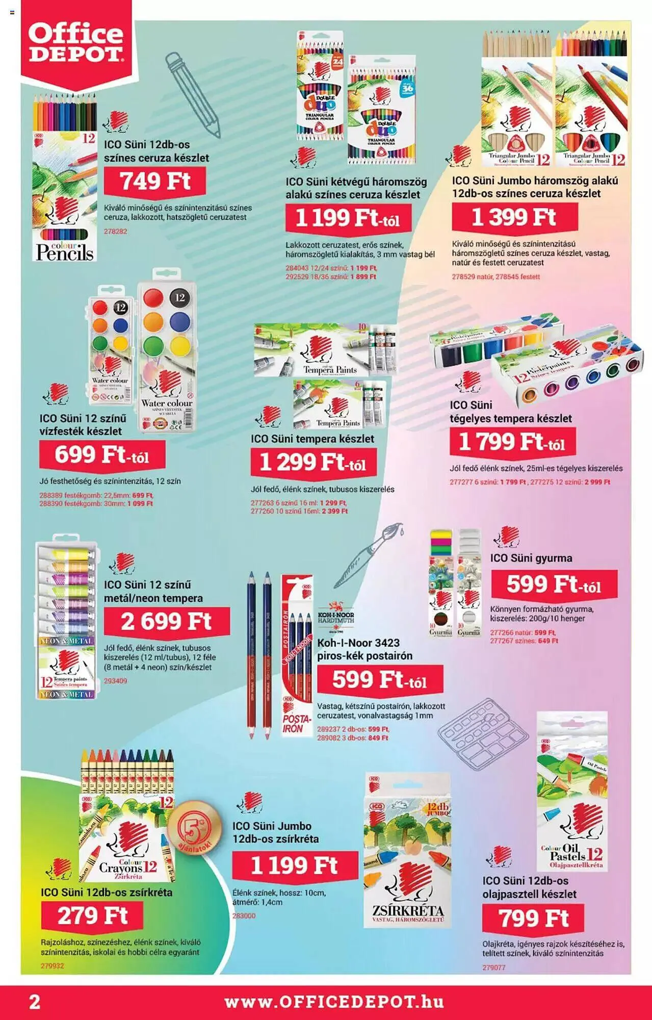 Katalógus Office Depot akciós újság augusztus 14.-tól szeptember 10.-ig 2023. - Oldal 2