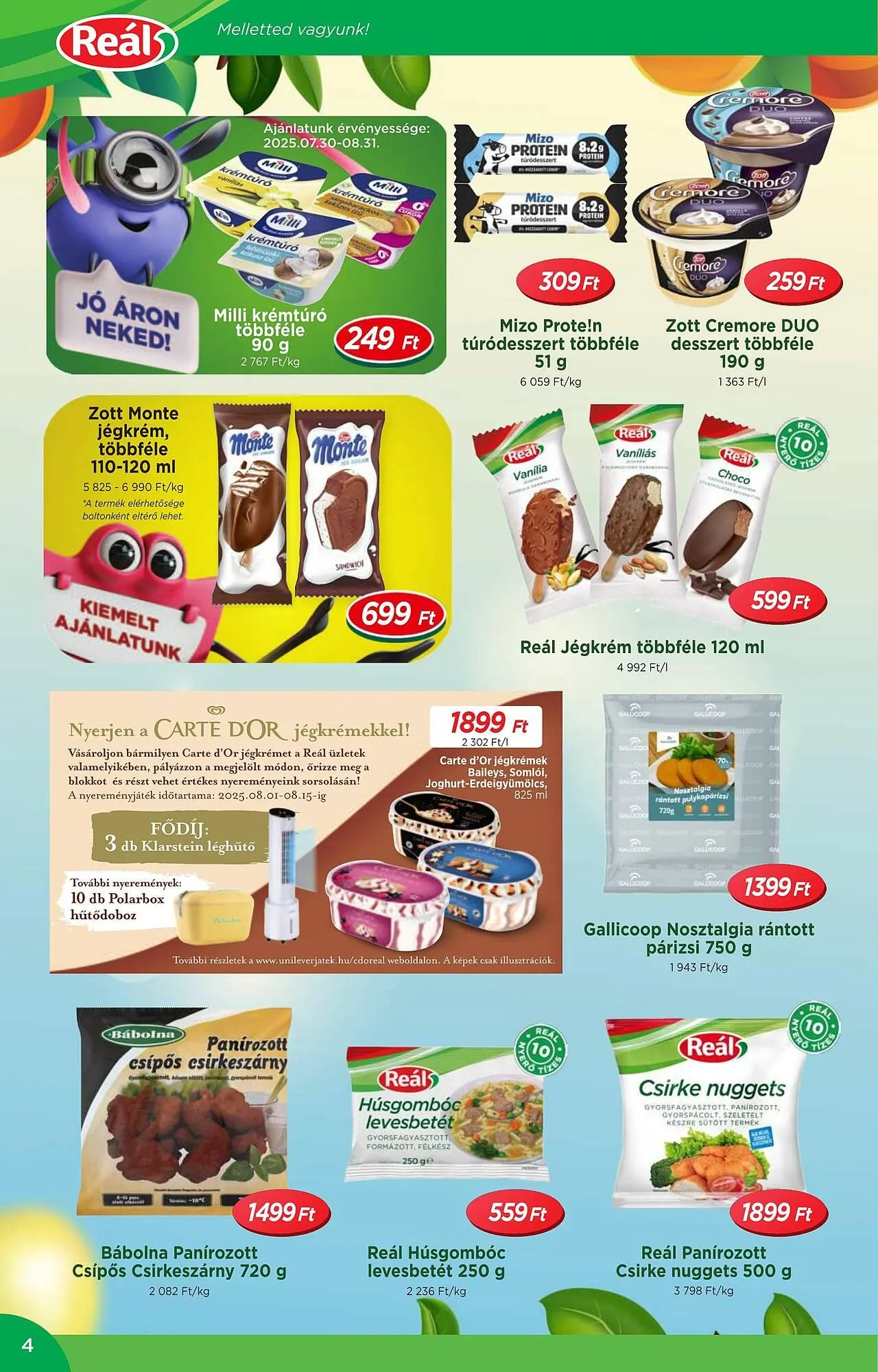 Katalógus Real akciós újság július 30.-tól augusztus 10.-ig 2025. - Oldal 4