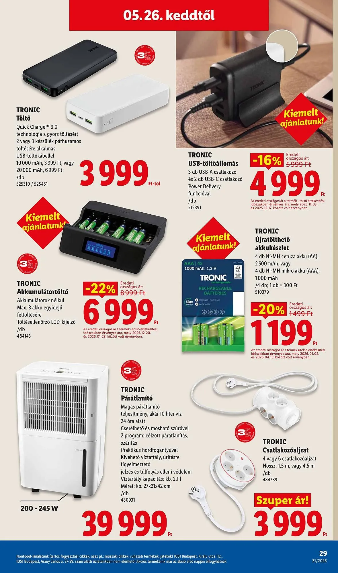 Katalógus Lidl akciós újság május 21.-tól május 27.-ig 2026. - Oldal 29